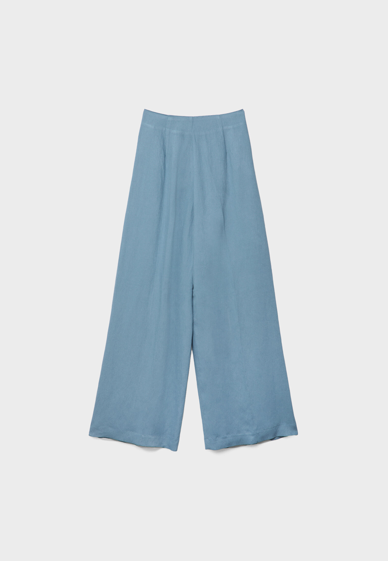 Darted palazzo trousers