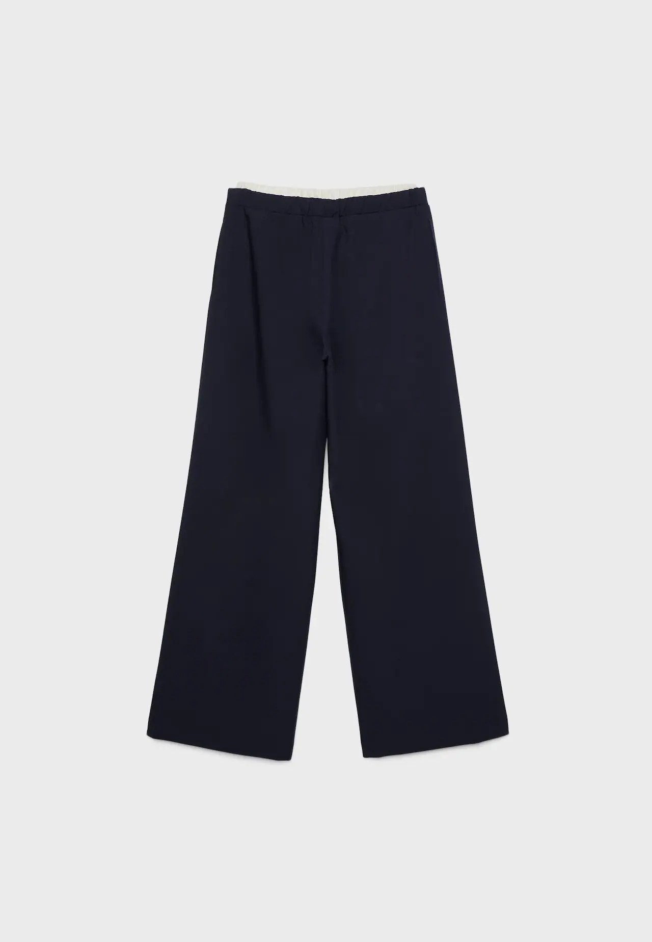 Smart trousers with contrast waistband