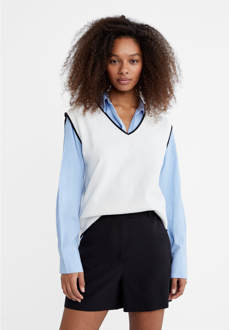 

Stradivarius Shorts mit Taschen Schwarz 40