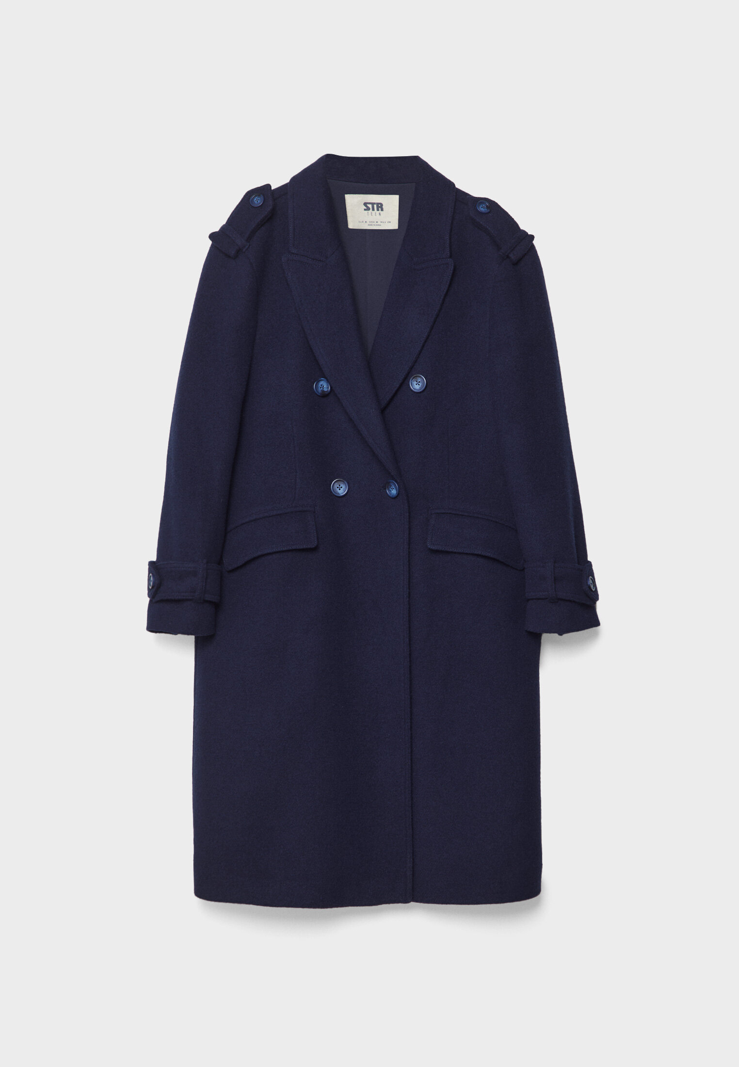 Long coat with tabs - Women