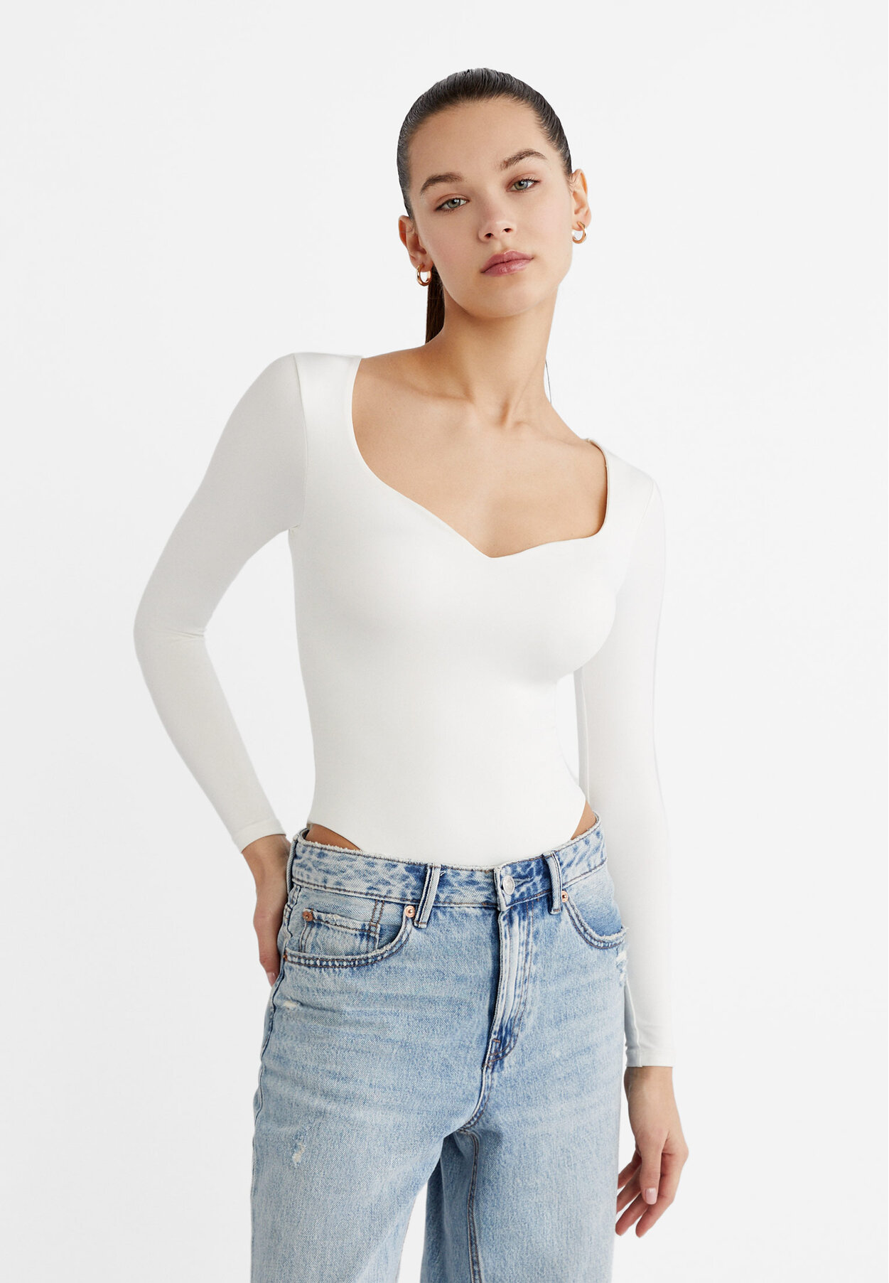Top hotsell asimetrico stradivarius