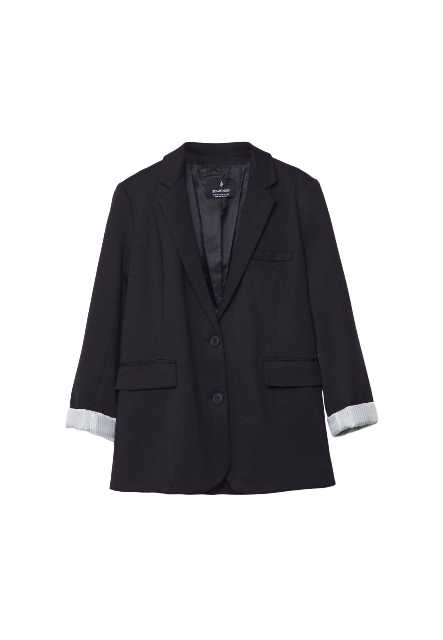 Robe blazer blanche stradivarius sale