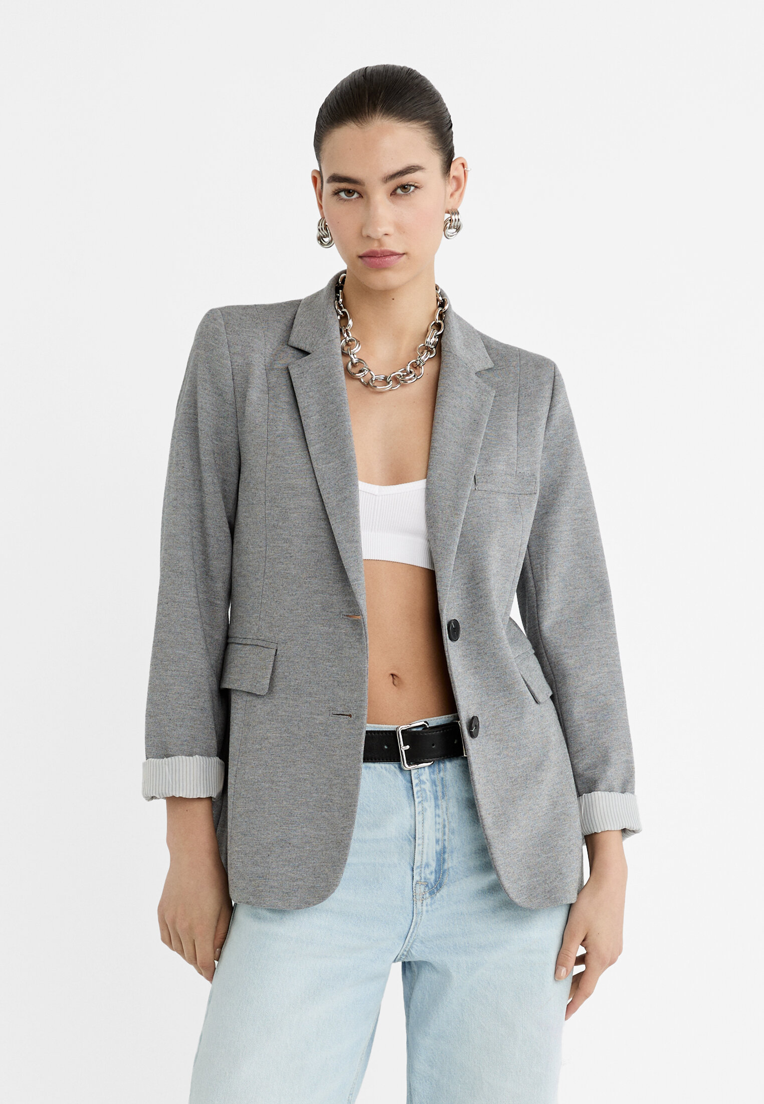 Blazer shop with pockets