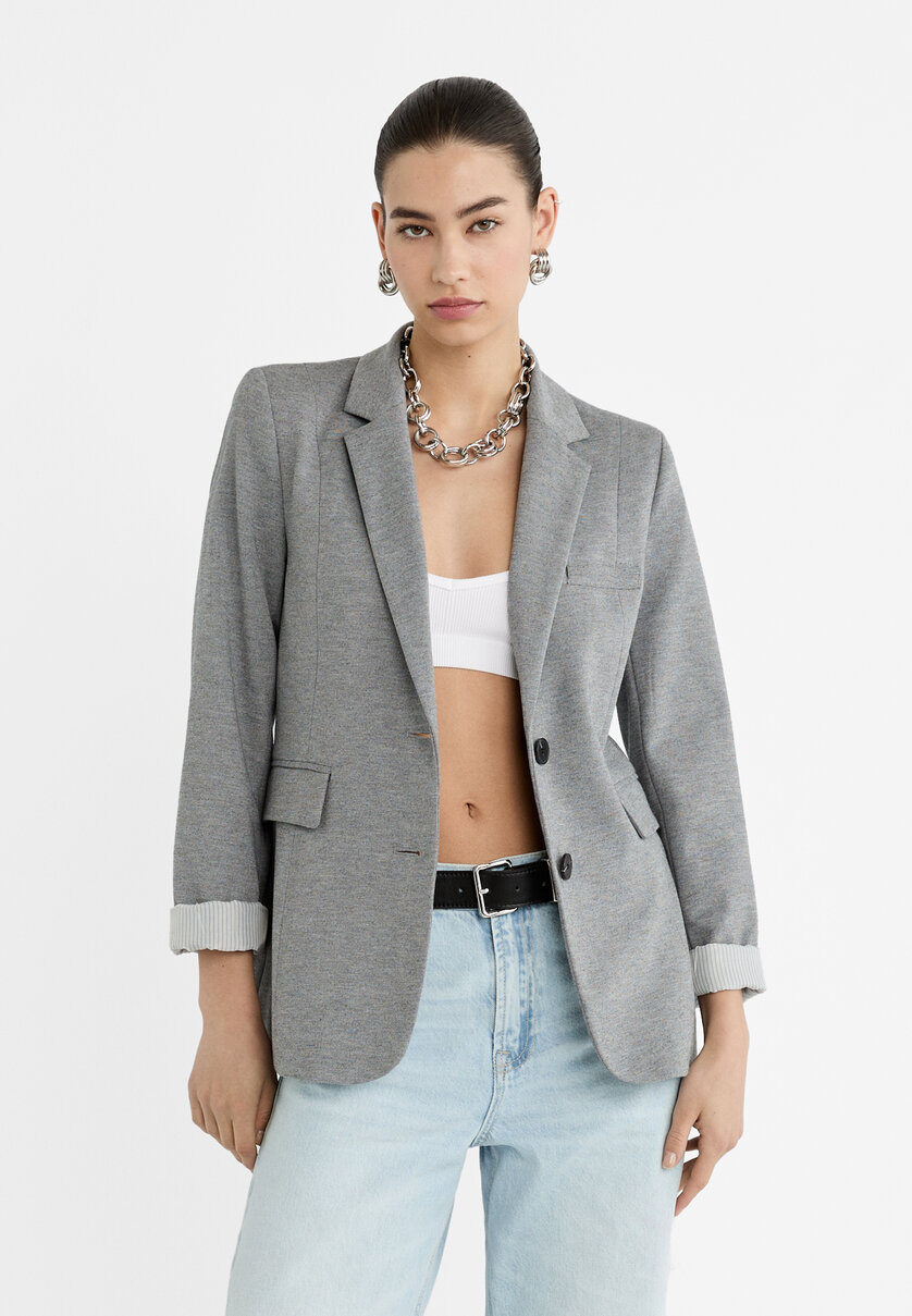 Robe blazer best sale blanche stradivarius