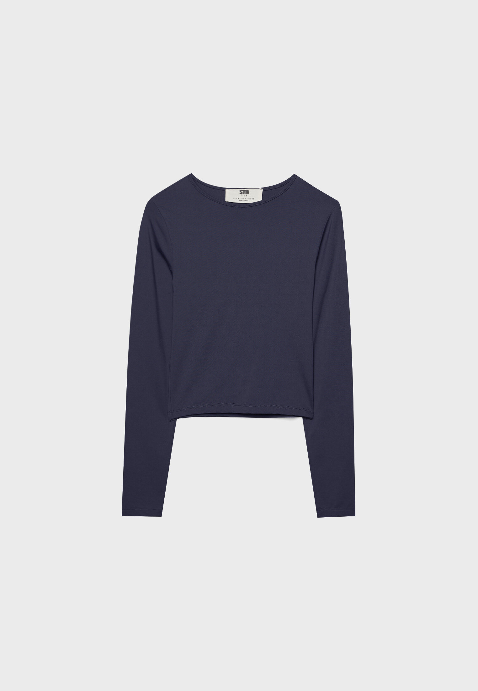 Long sleeve polyamide T-shirt - Women's fashion | Stradivarius