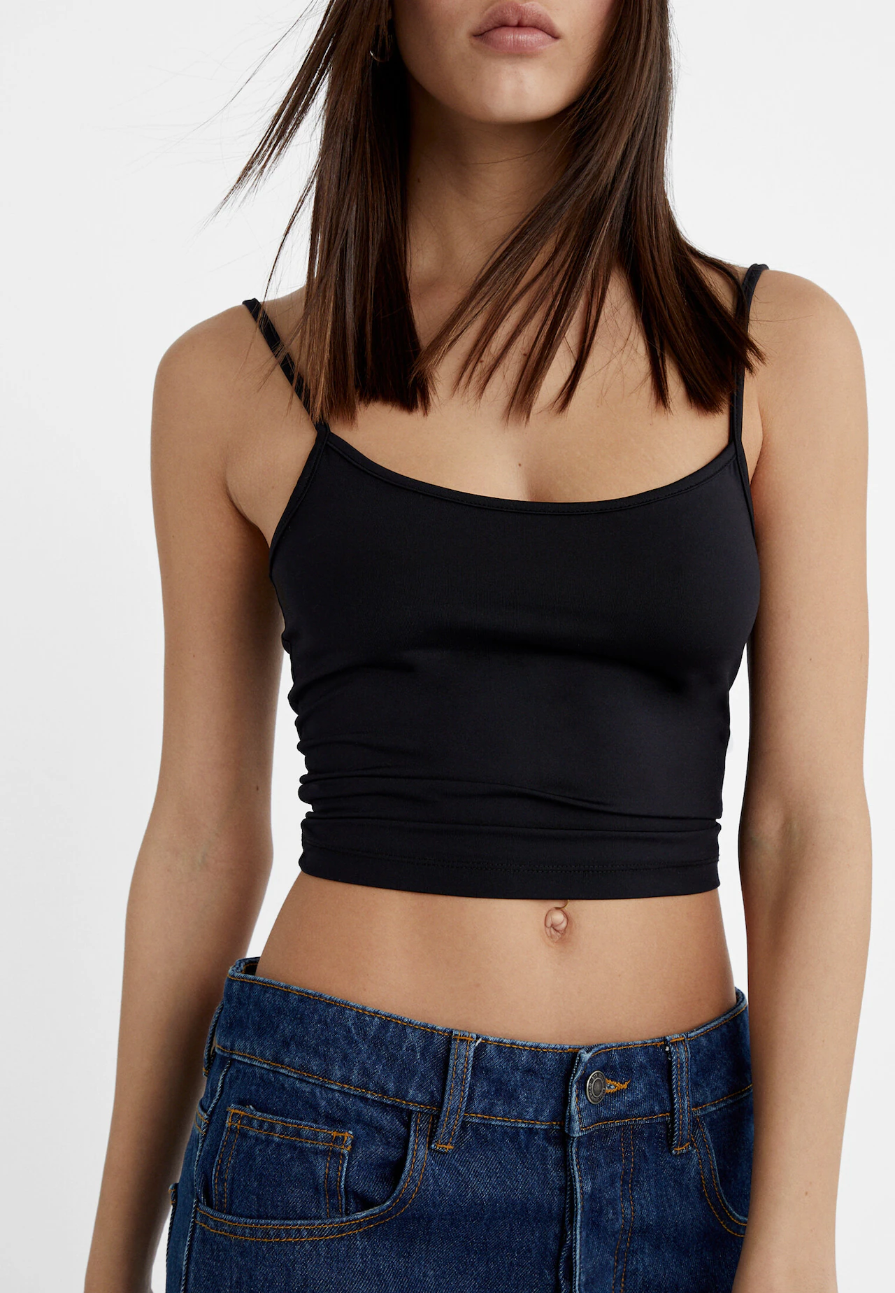 Strappy polyamide top