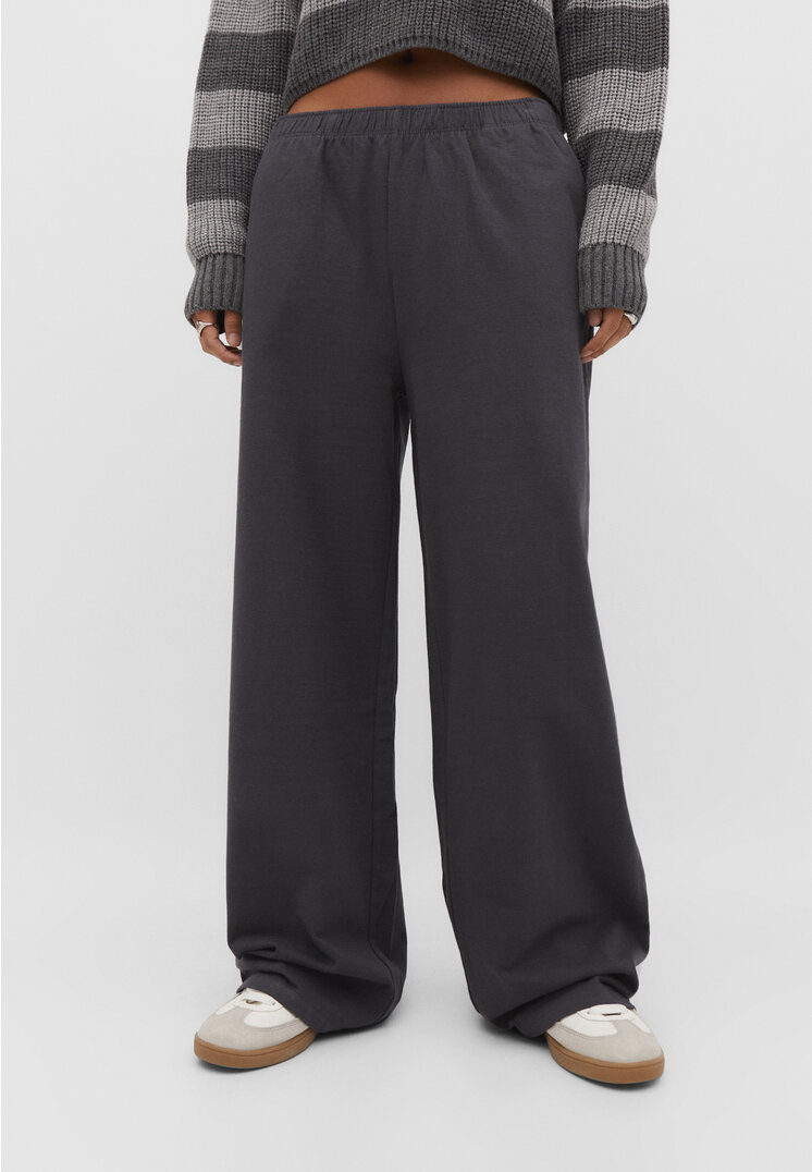 Stradivarius Pantaloni larghi  Grigio L