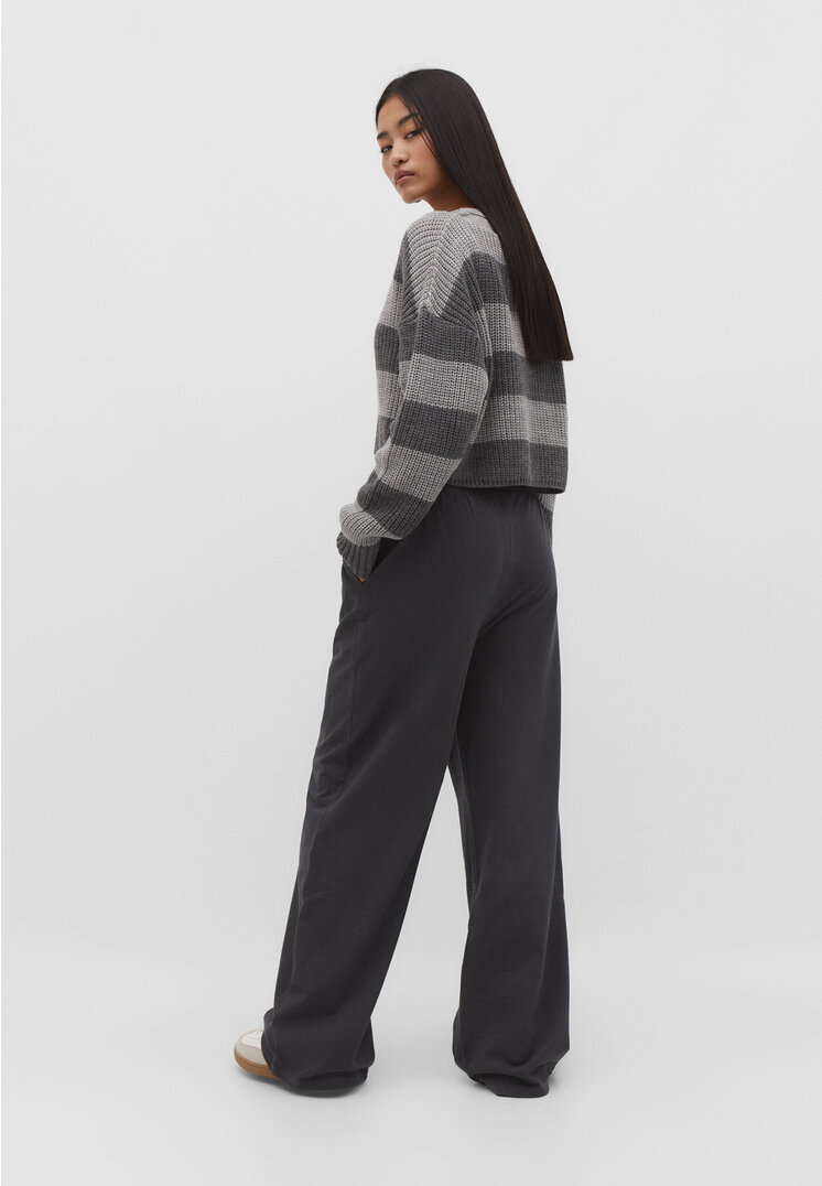 Stradivarius Pantaloni larghi  Grigio L