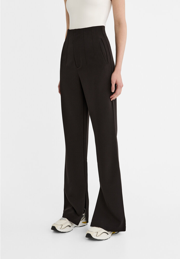 Stradivarius Pantaloni eleganti  Nero 48