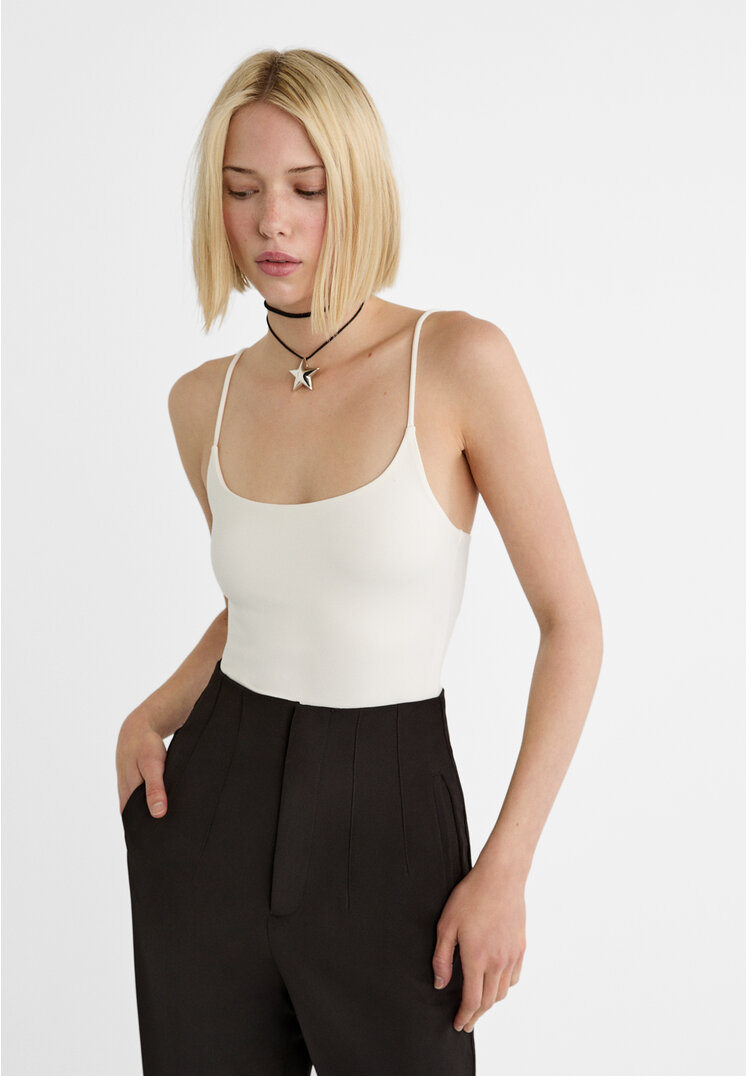 Stradivarius Pantaloni eleganti  Nero 48