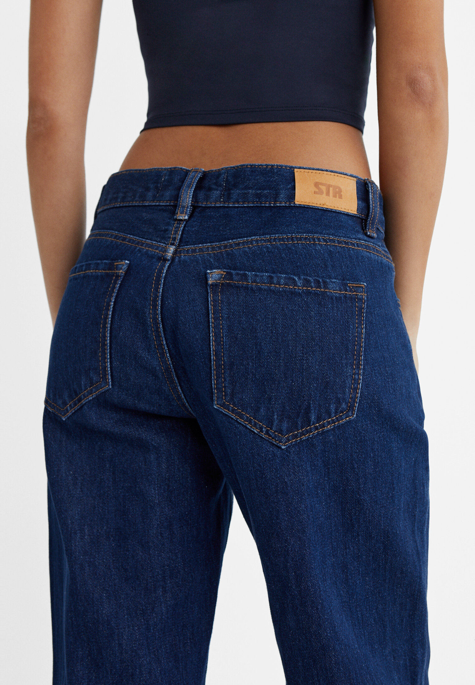 Jean taille mi outlet haute femme