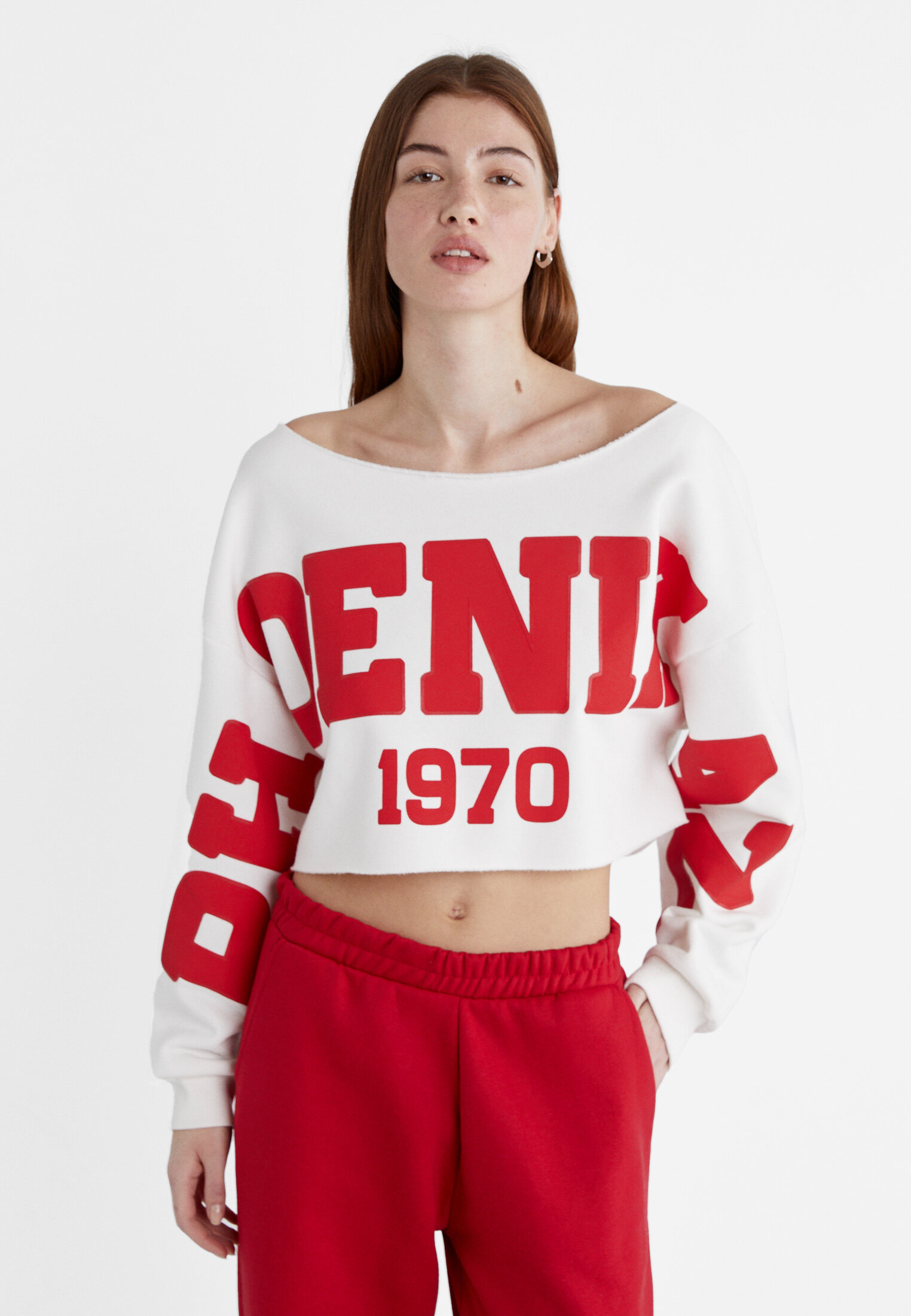 Midriff sweatshirt outlet