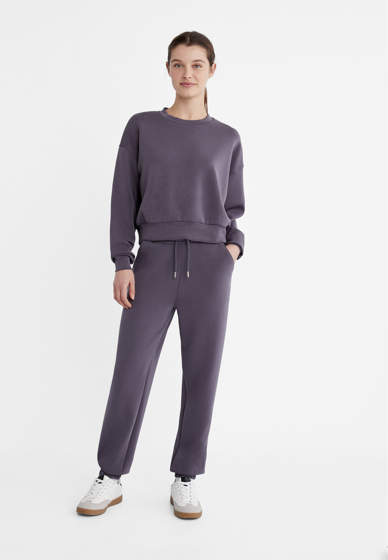 Jogging gris online stradivarius