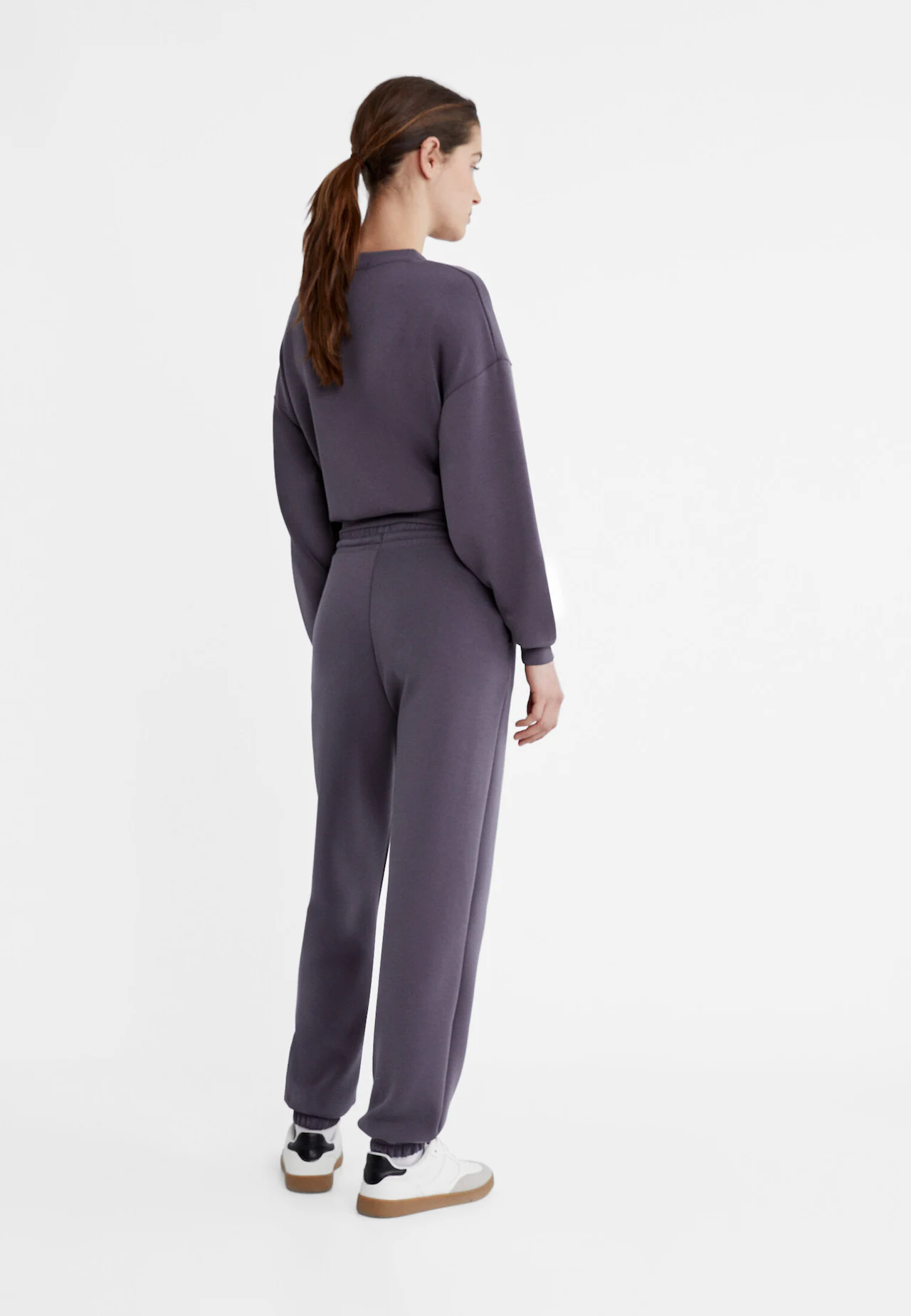 Stradivarius seamless ribbed top and legging co-ord in lilac, ASOS