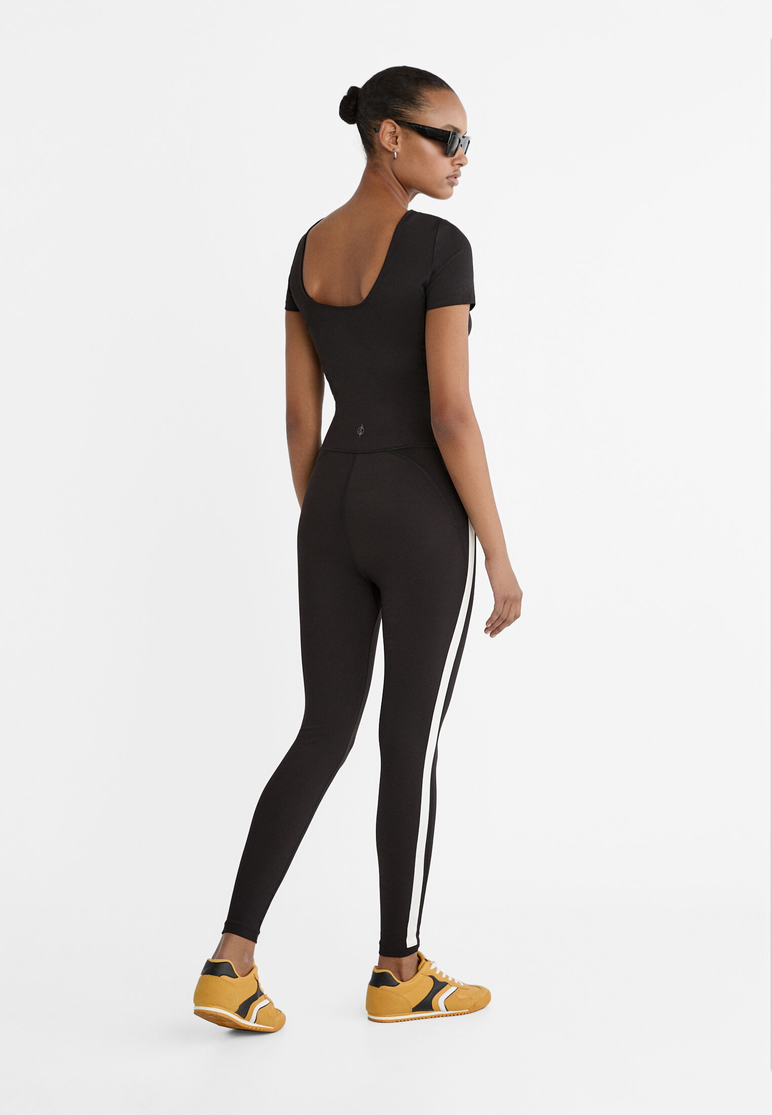 Legging deportivo sculpt banda lateral