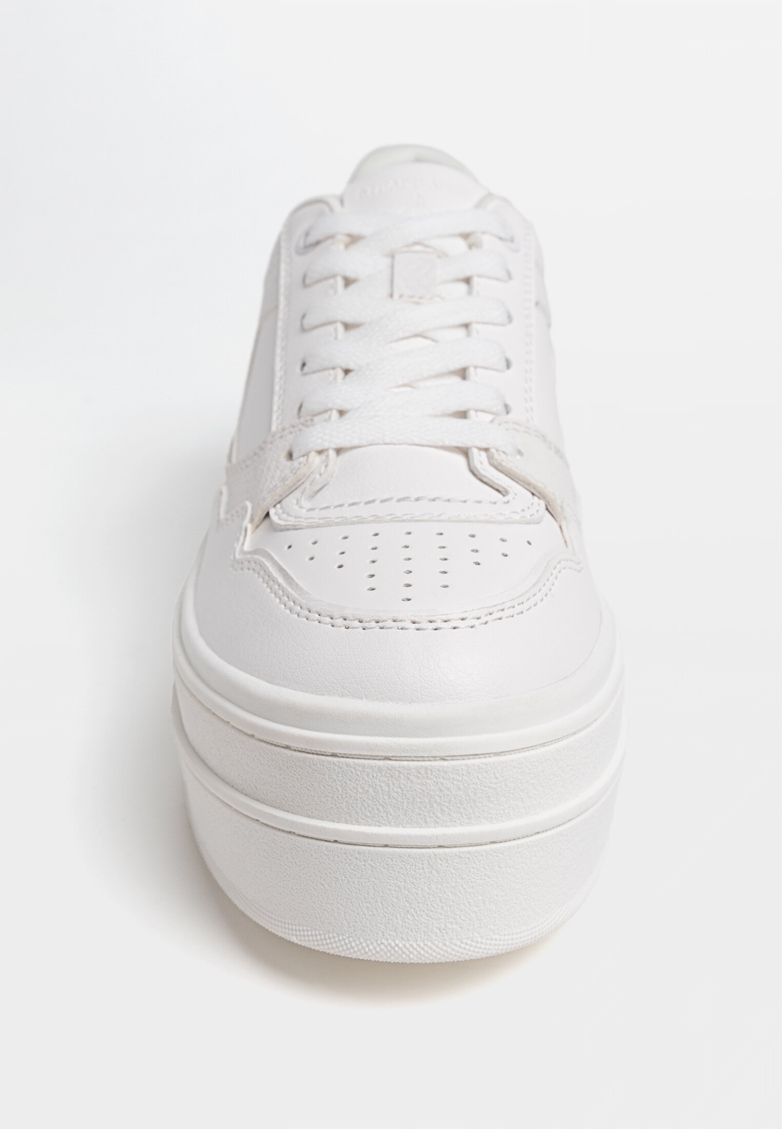 White flatform trainers online