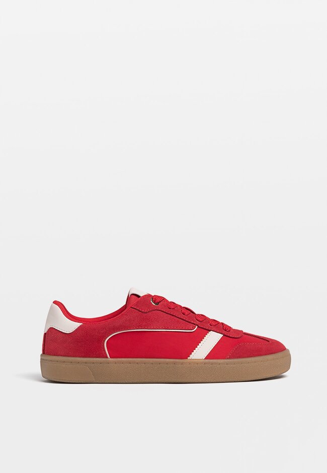 

Stradivarius Casual-Sneaker im Retrolook ROT 37