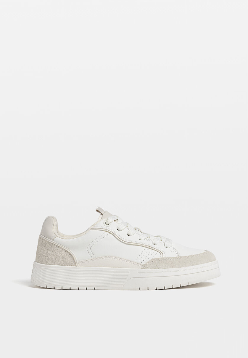 Baskets combin es Mode femme Stradivarius France