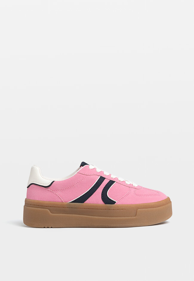 Stradivarius Pantofi Sport Flatform Roz 35