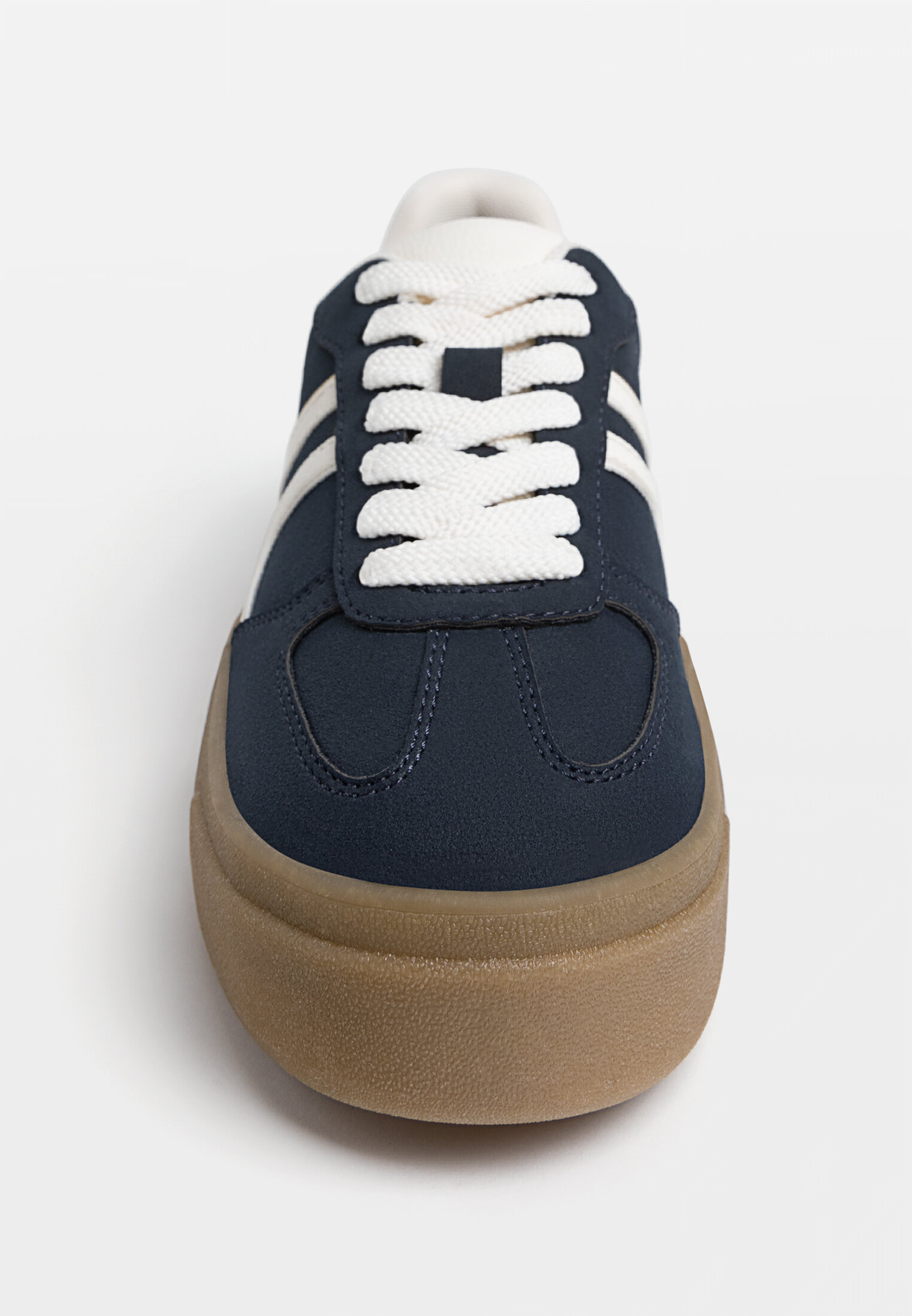 Navy shop flatform trainers