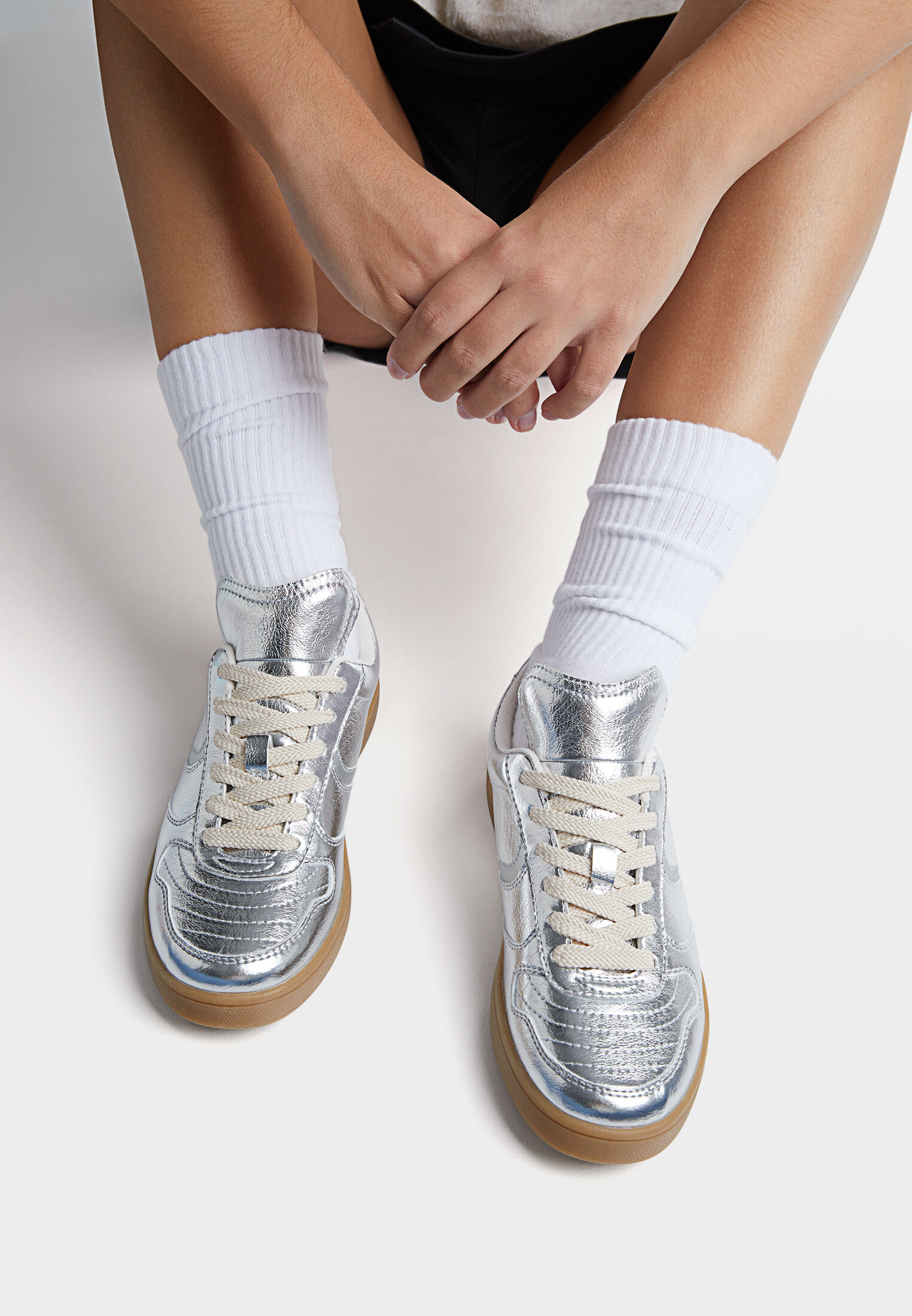 Silver adidas 2025 trainers
