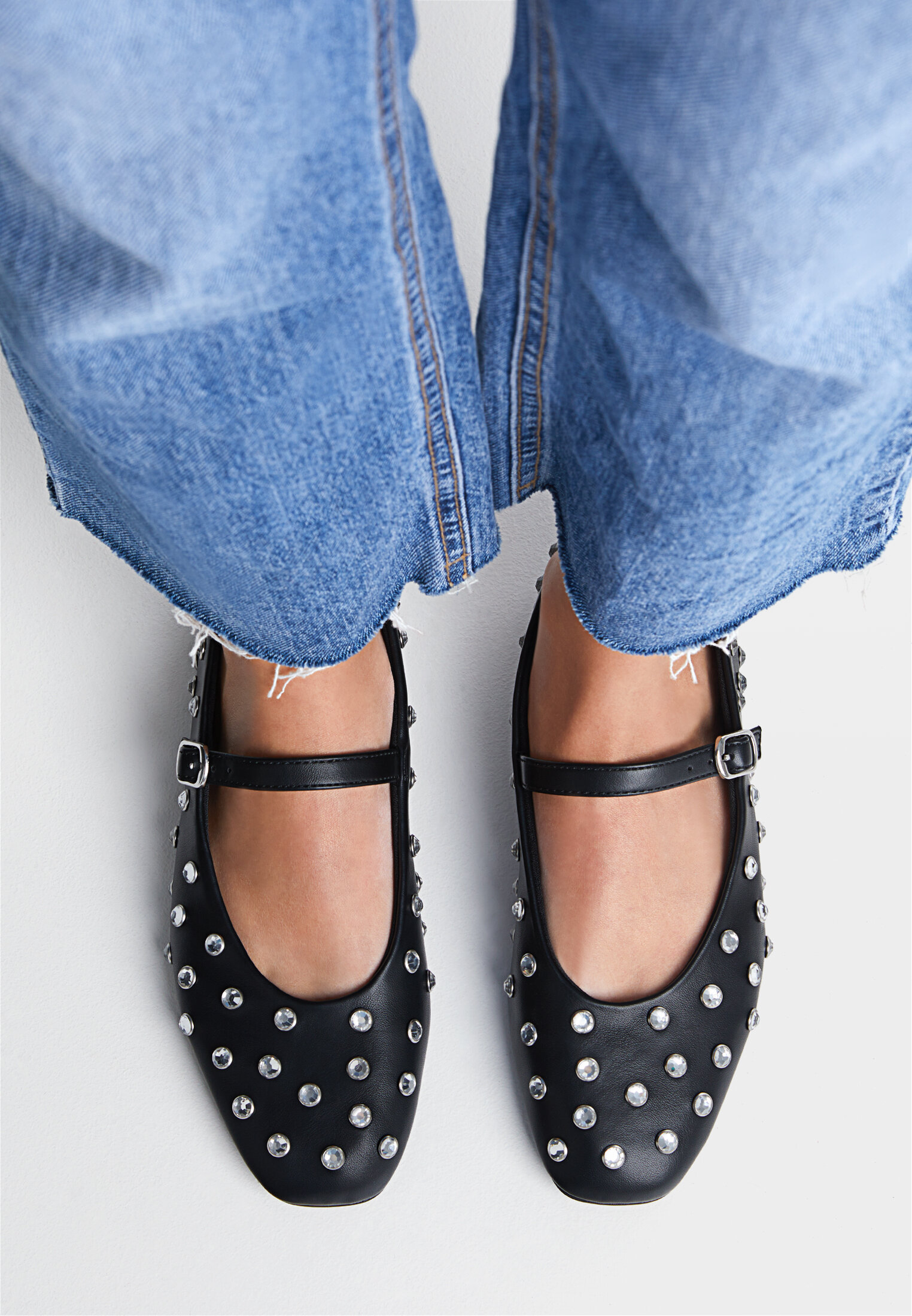 Pop womens nelly top ballet flats