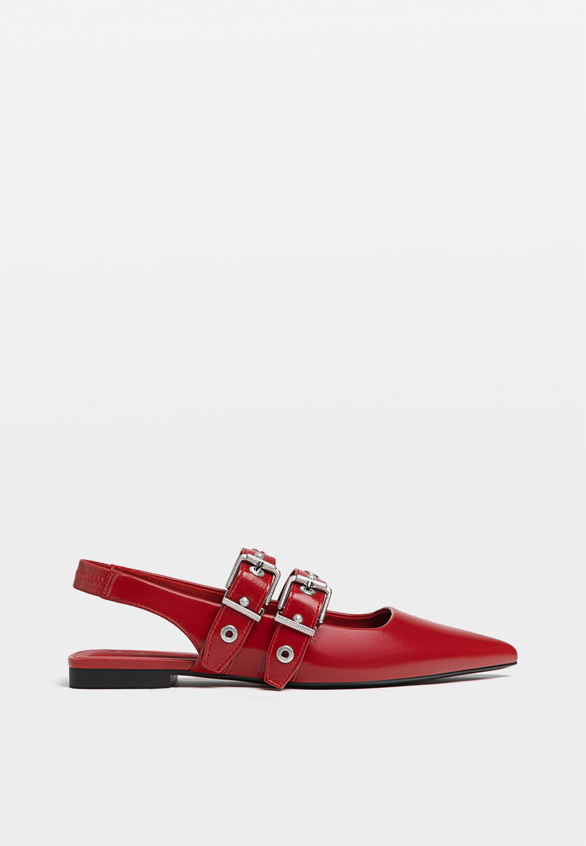 Women s flat shoes Stradivarius M xico