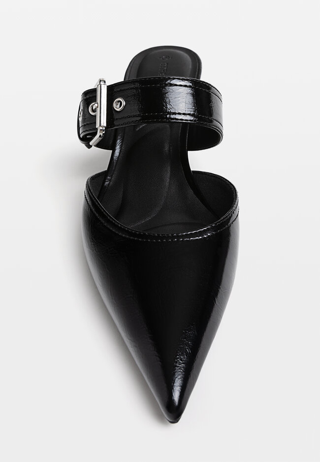 Stradivarius Scarpe kitten slingback  NERO  37