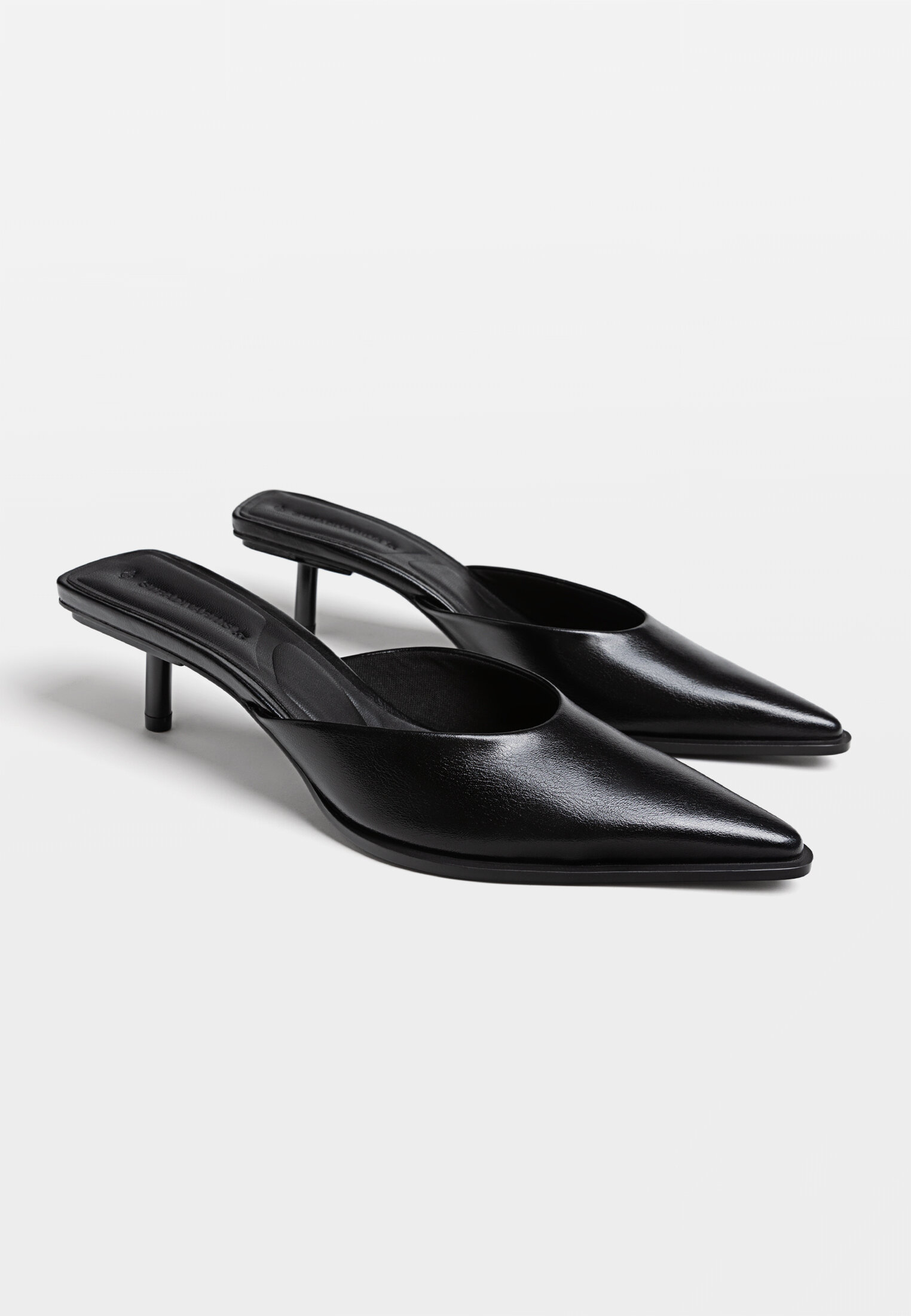 Kitten heel online mules