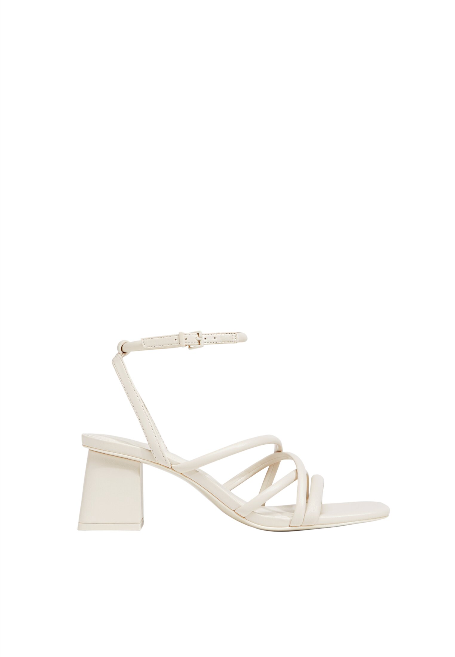 Sandale talon avec brides Mode femme Stradivarius France