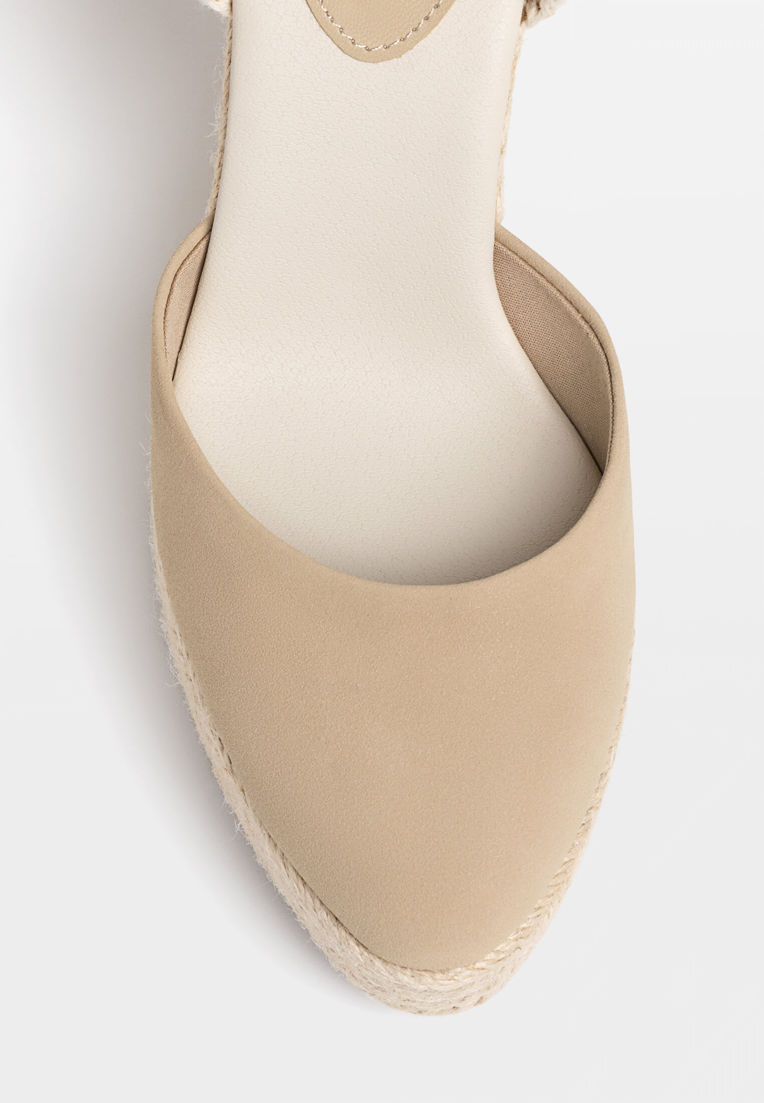 Sandales compens es en jute nou es Mode femme Stradivarius France