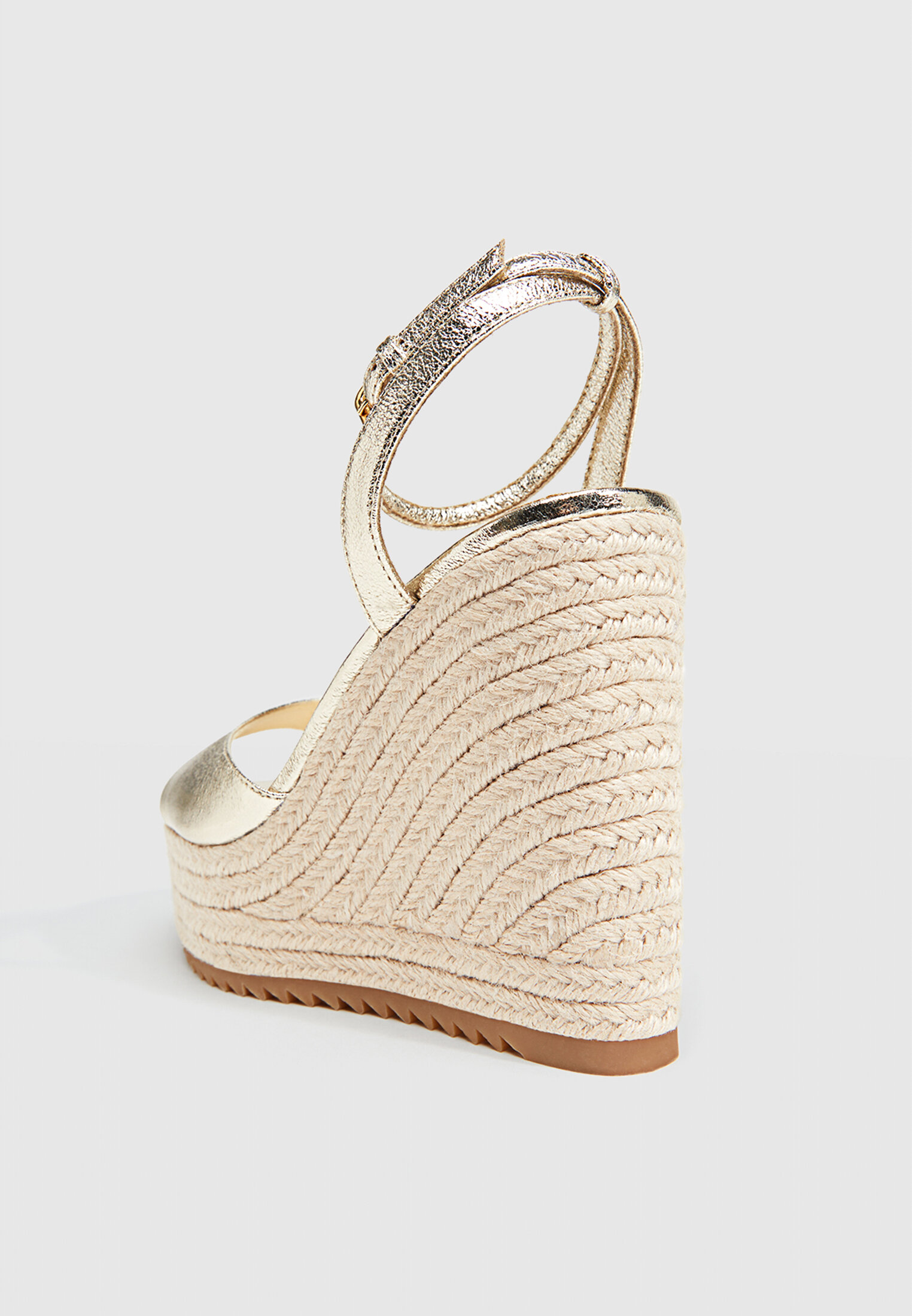 Gold platform espadrilles outlet