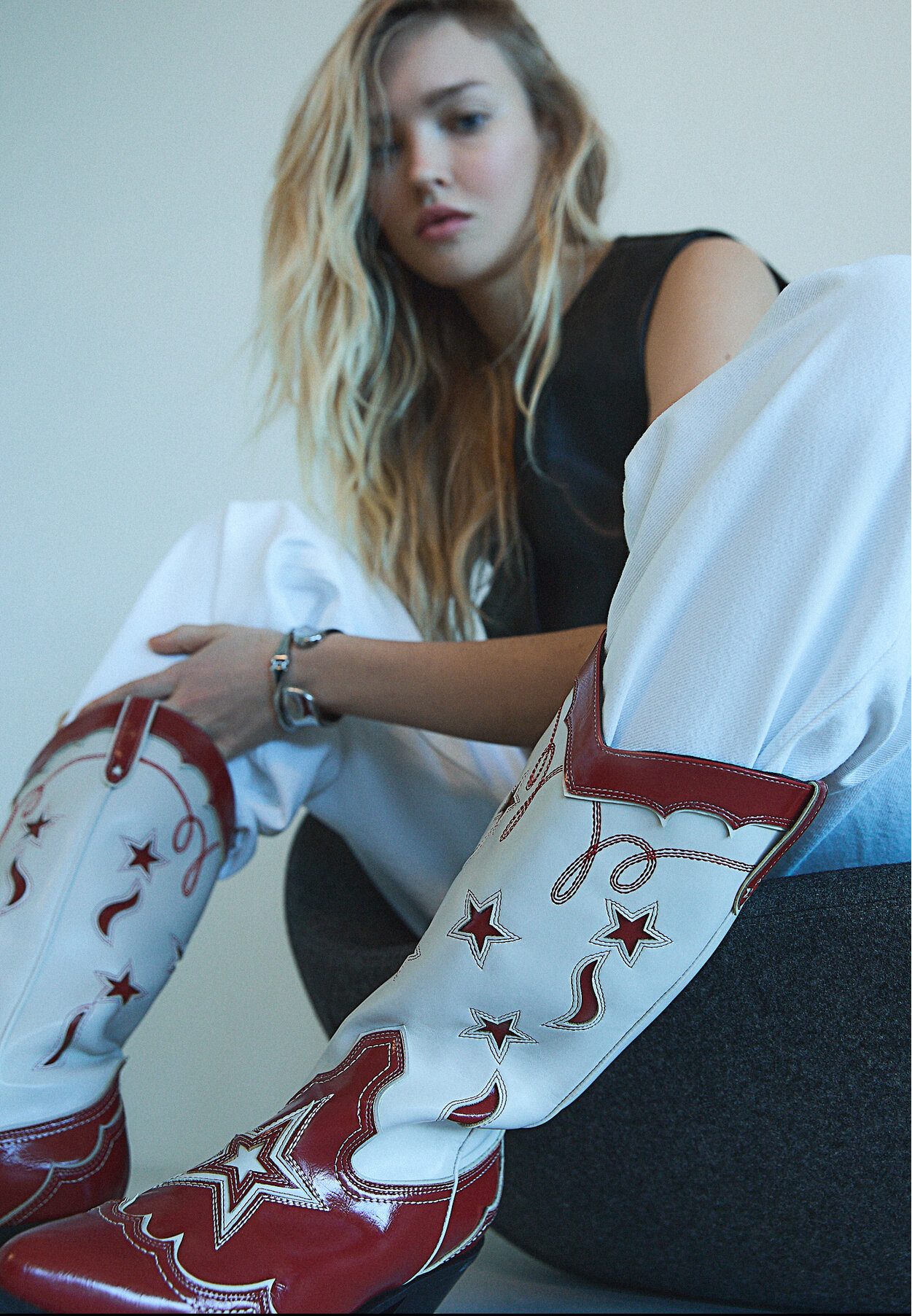 Botas militares 2025 negras mujer stradivarius