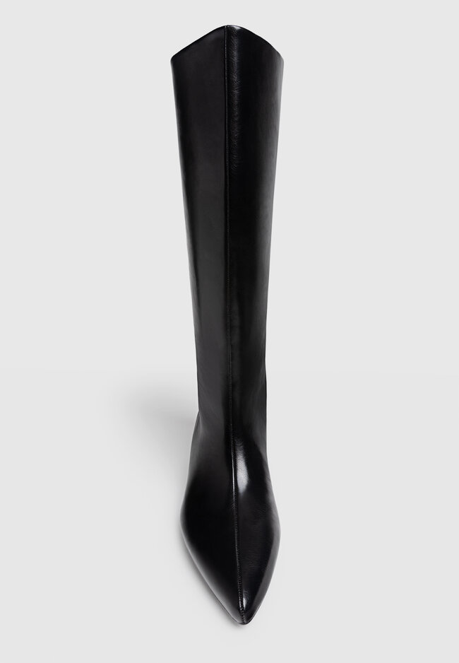 Stradivarius Stivali con tacco kitten  NERO  35