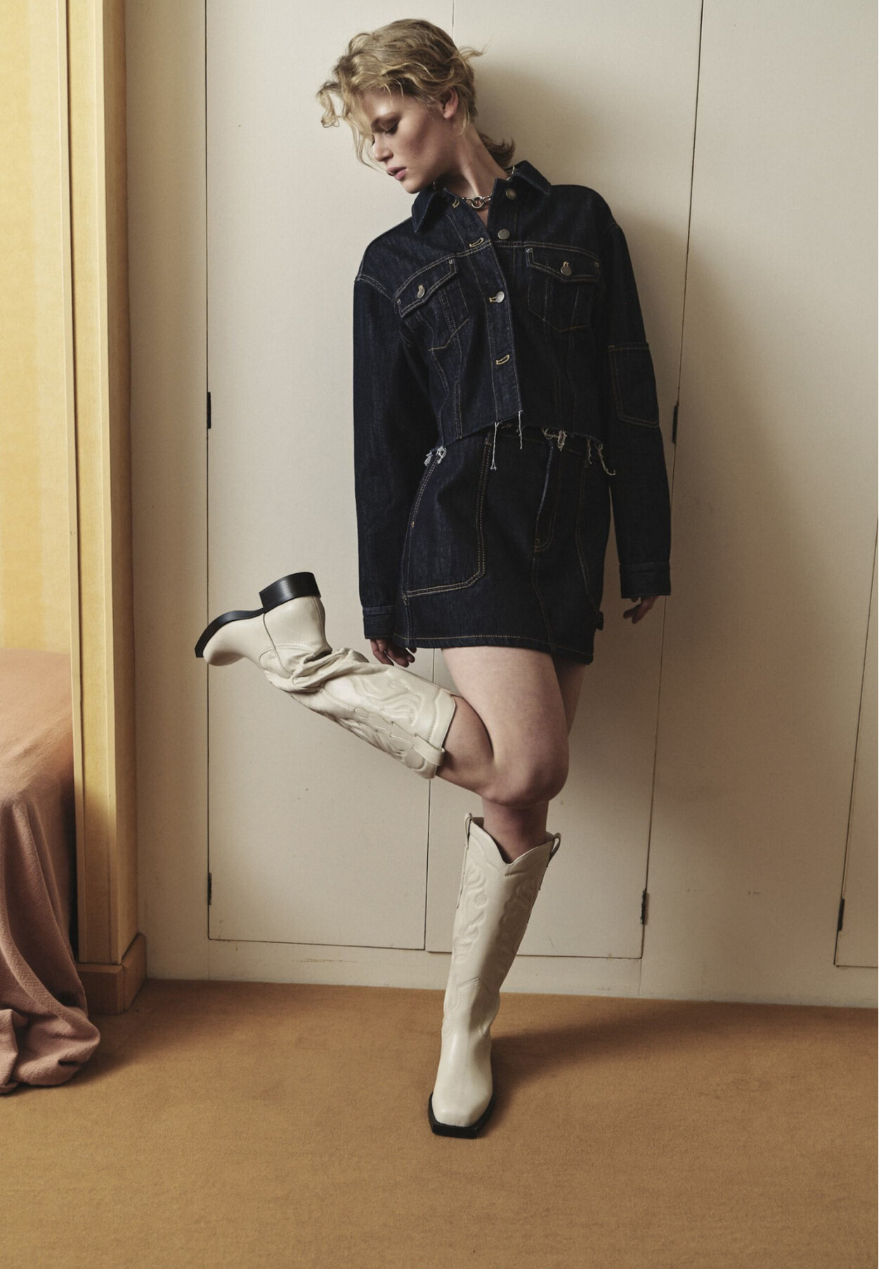 Bottes stradivarius camel sales