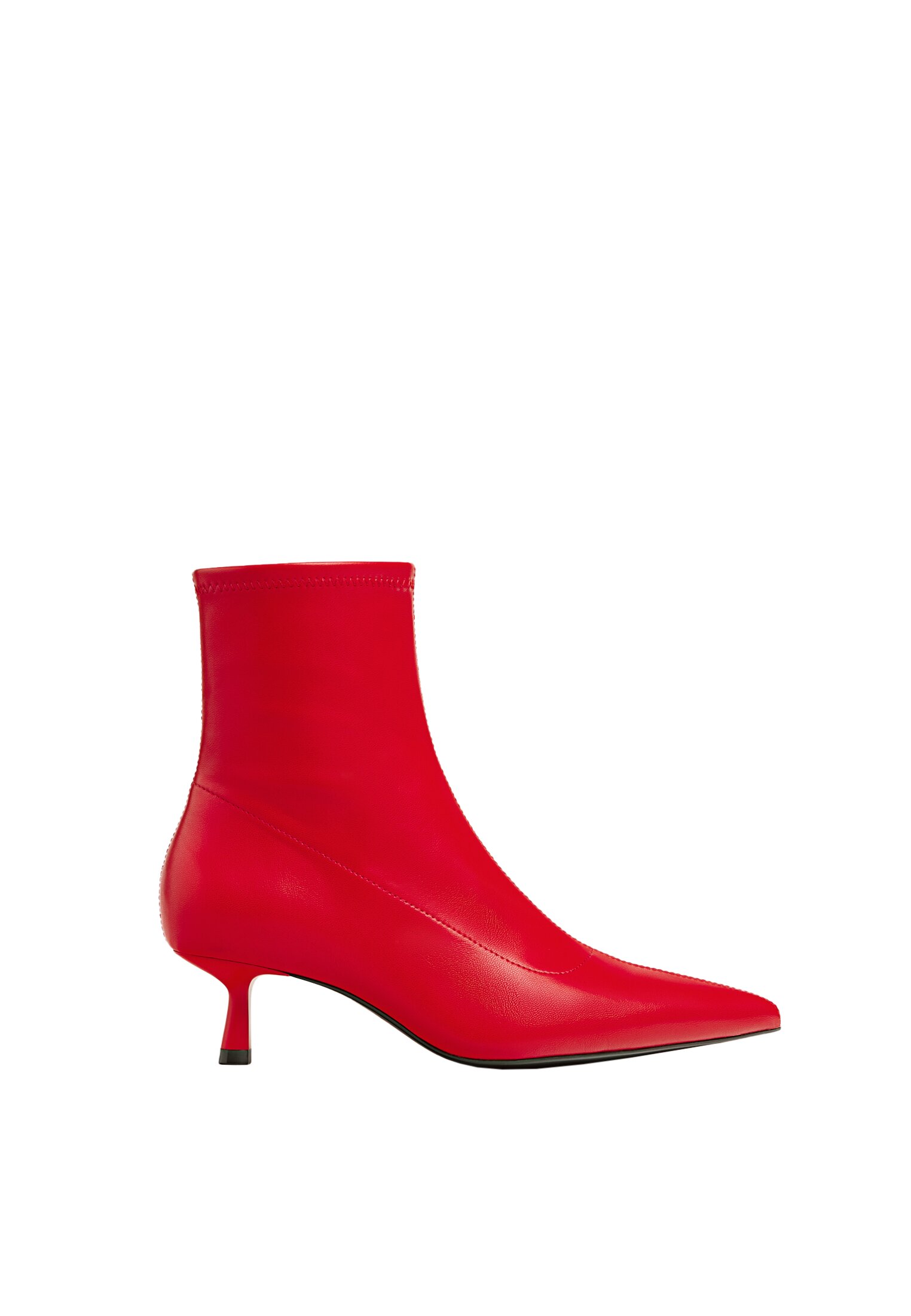 Stretch high heeled ankle boots Women s fashion Stradivarius