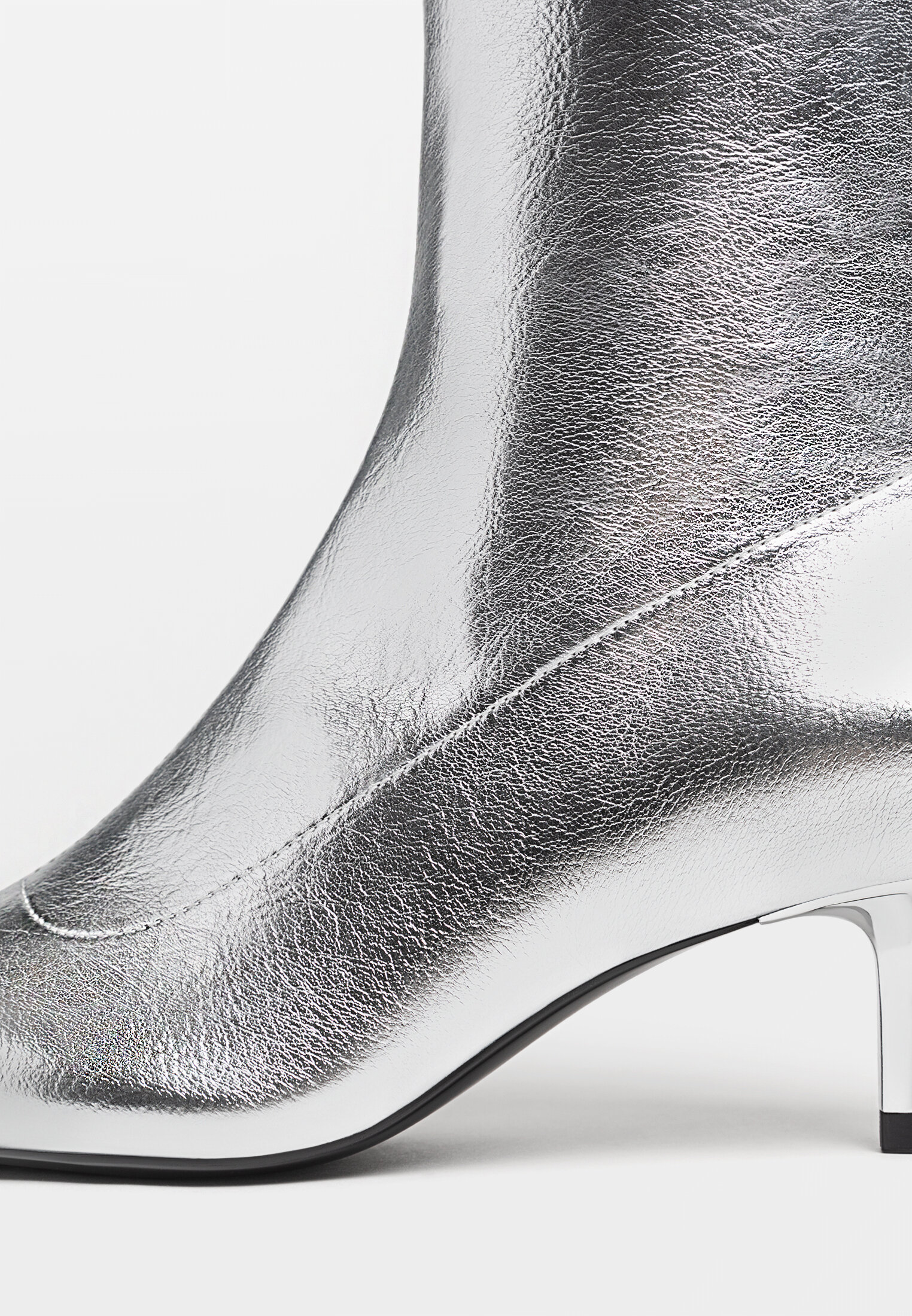 Stretch high heeled ankle boots Women s fashion Stradivarius