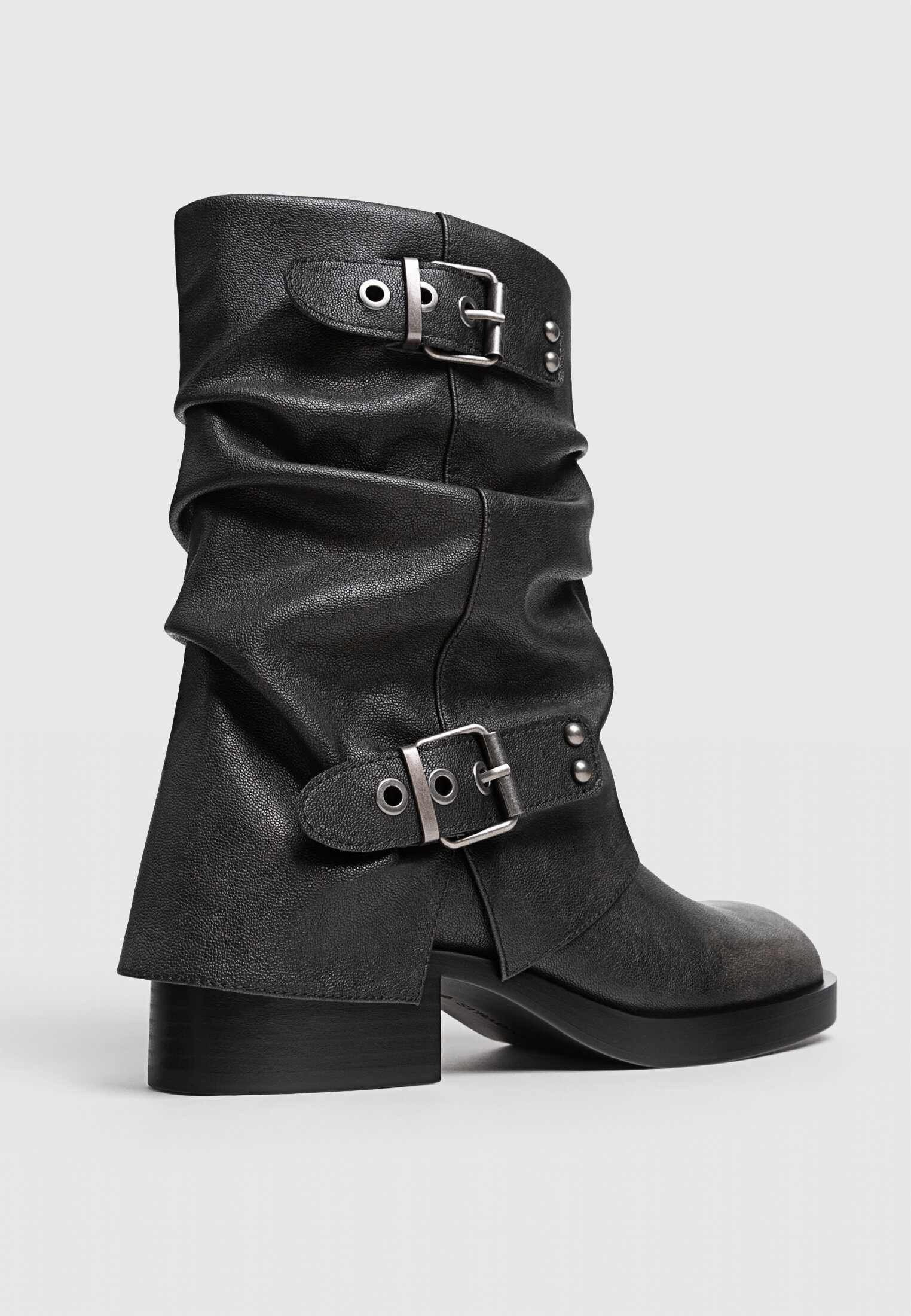 Flat moto cheap boots