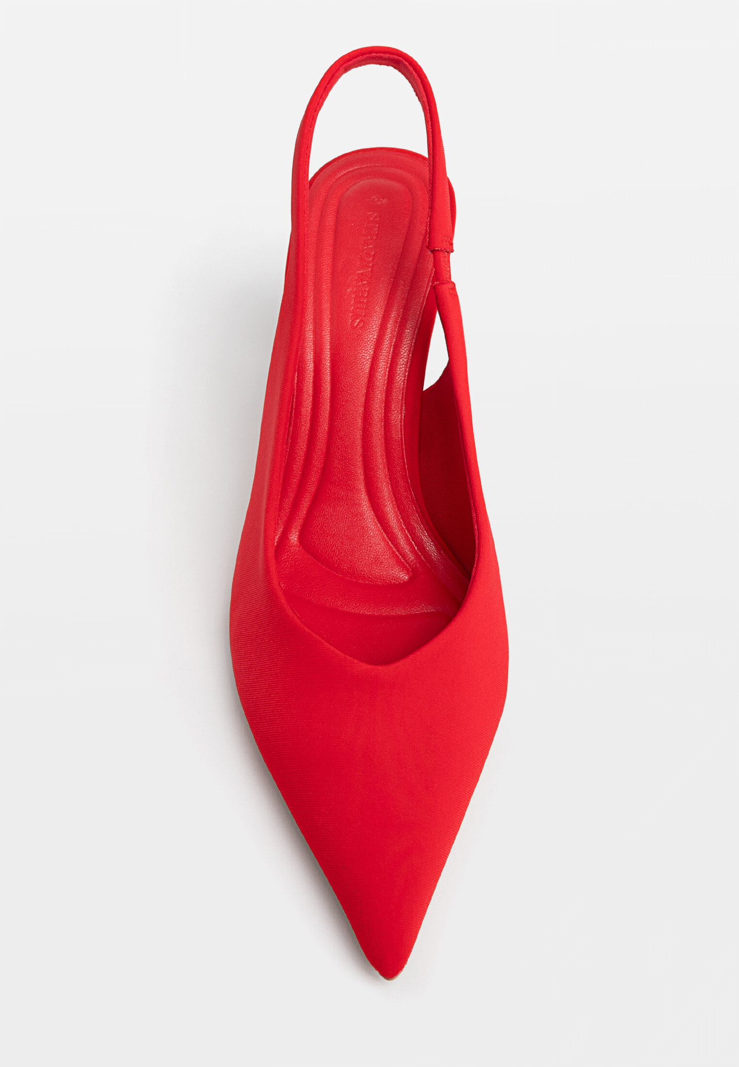 Heeled slingback shoes