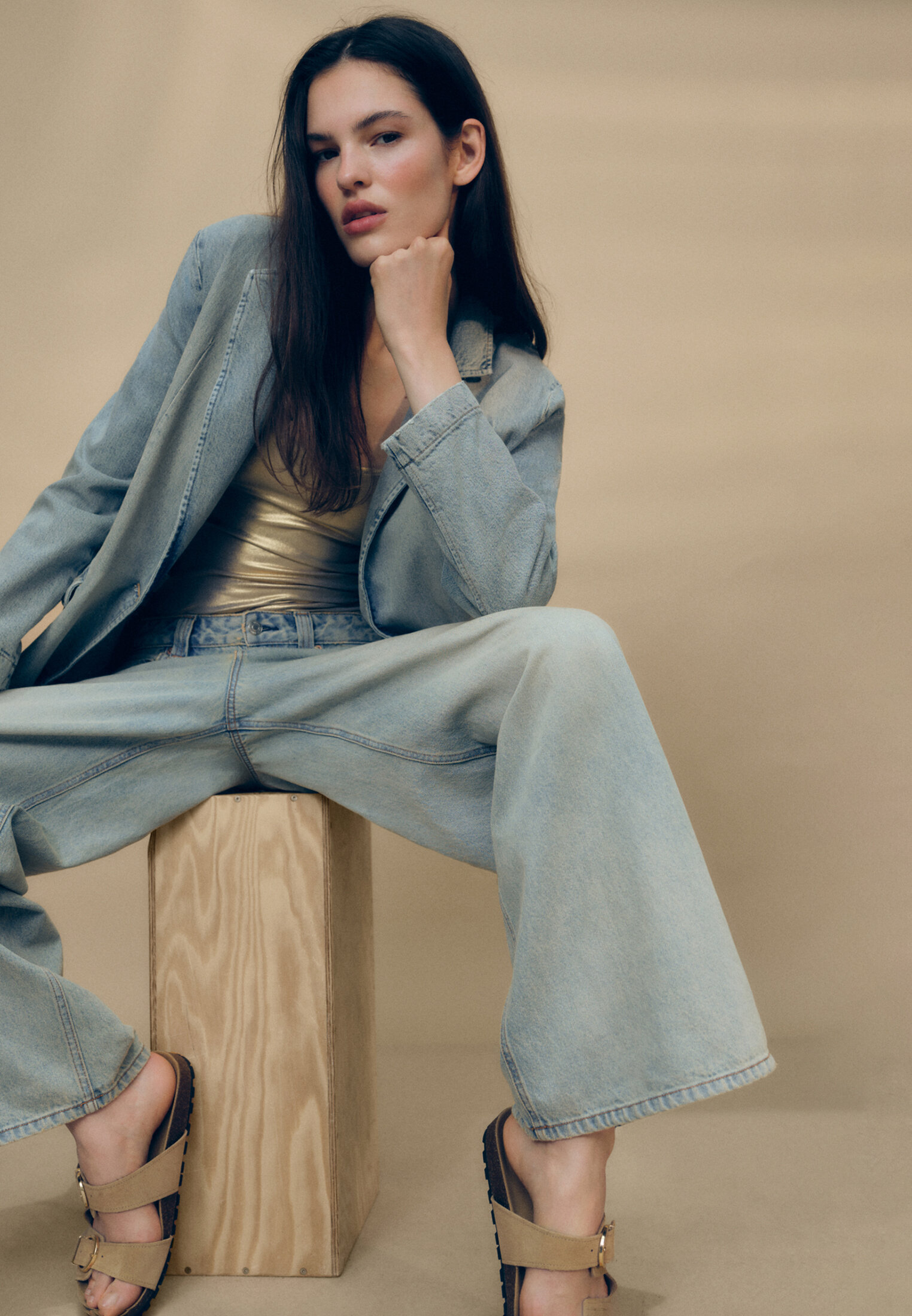 Leather for women Winter fashion 2023 Stradivarius Albania