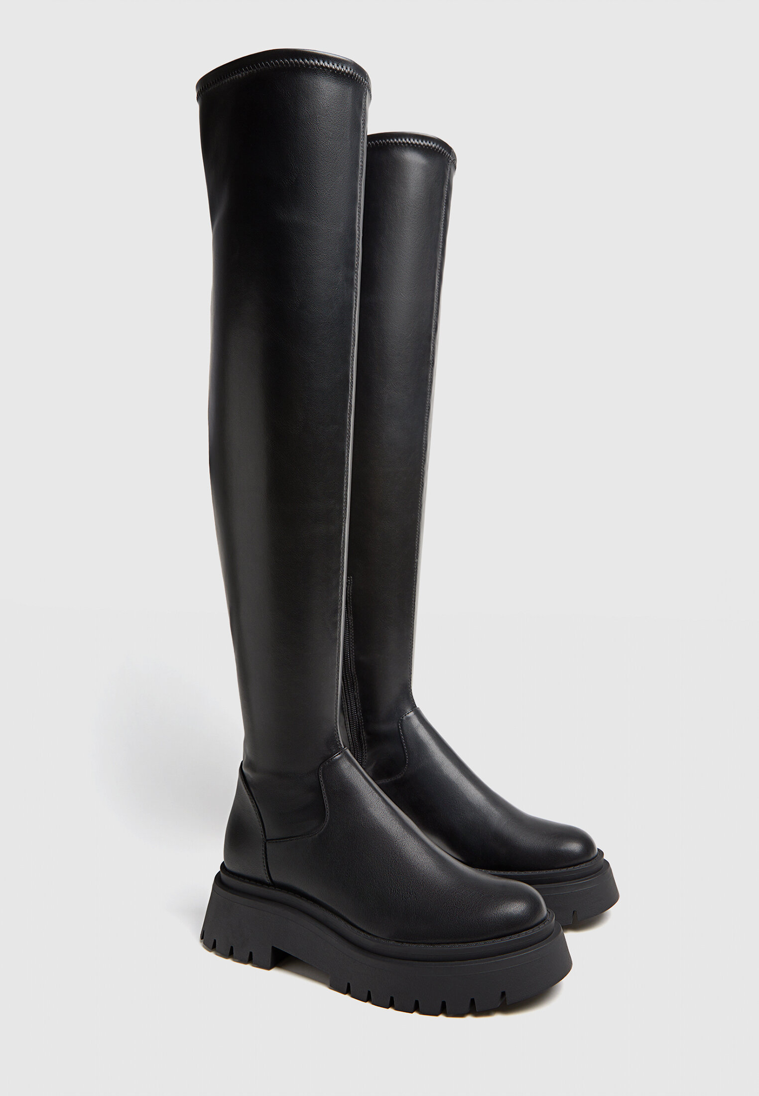Flat track sole best sale ankle boots