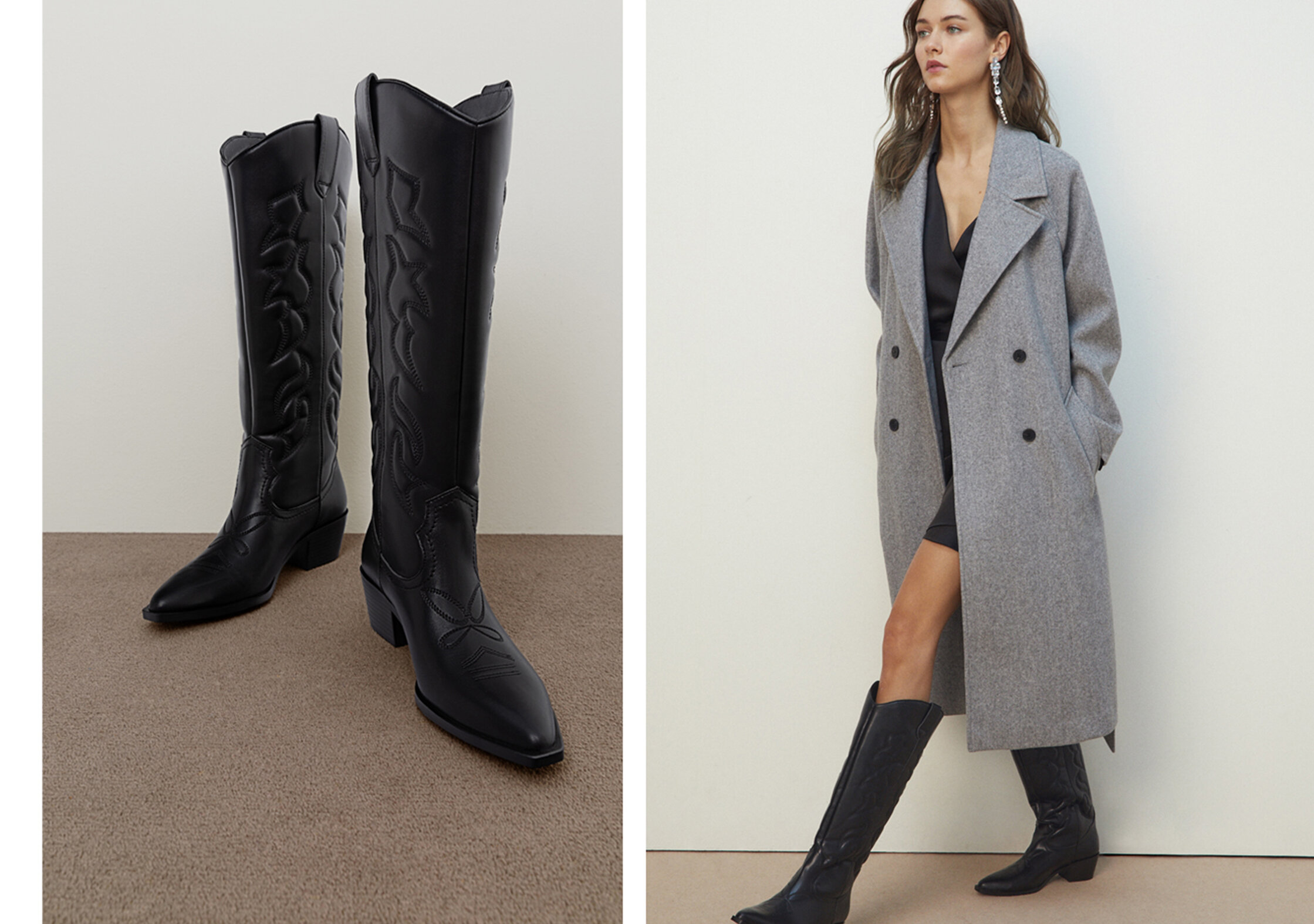 Botas cowboy mujer 2025 stradivarius