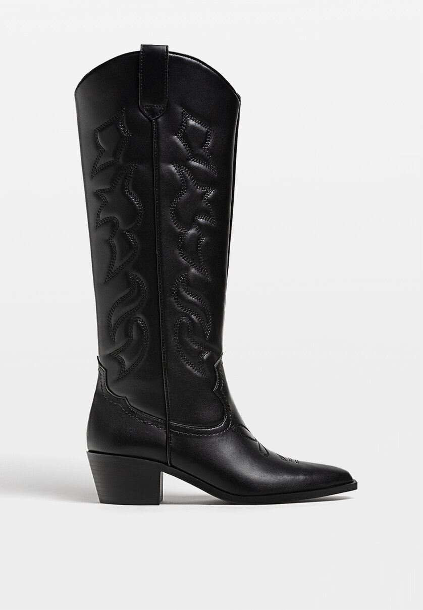 Over the sale knee western boots