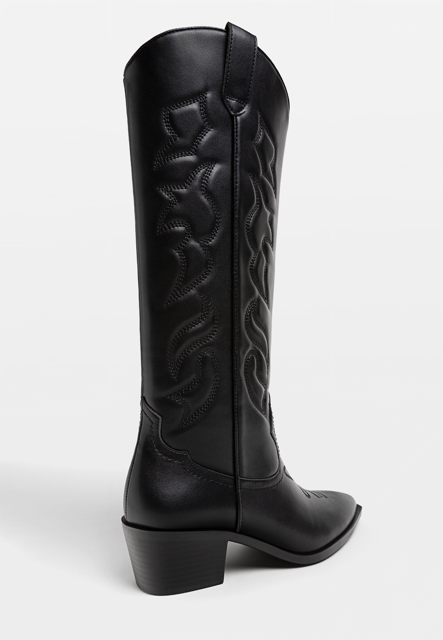 Cowboy knee high boots Women s fashion Stradivarius United