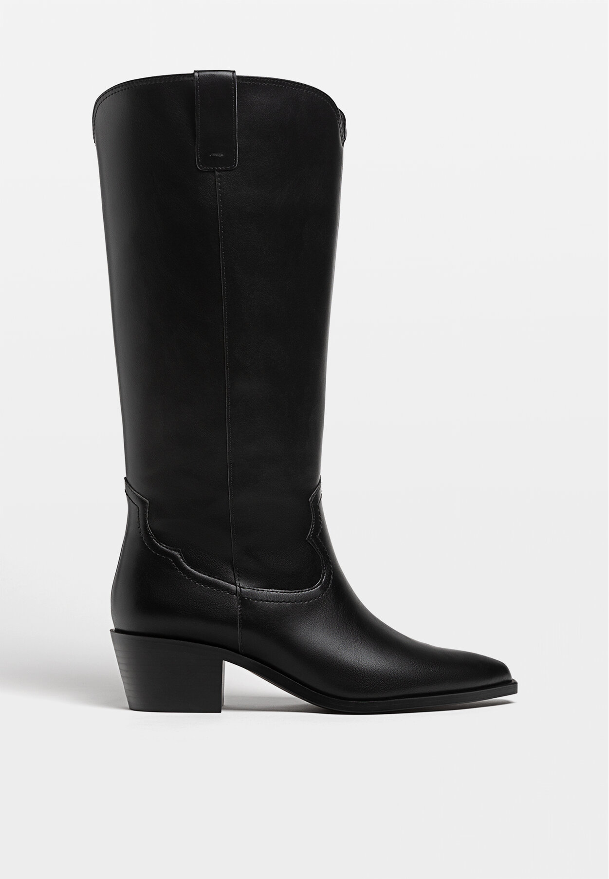 Botas altas hotsell negras mujer stradivarius