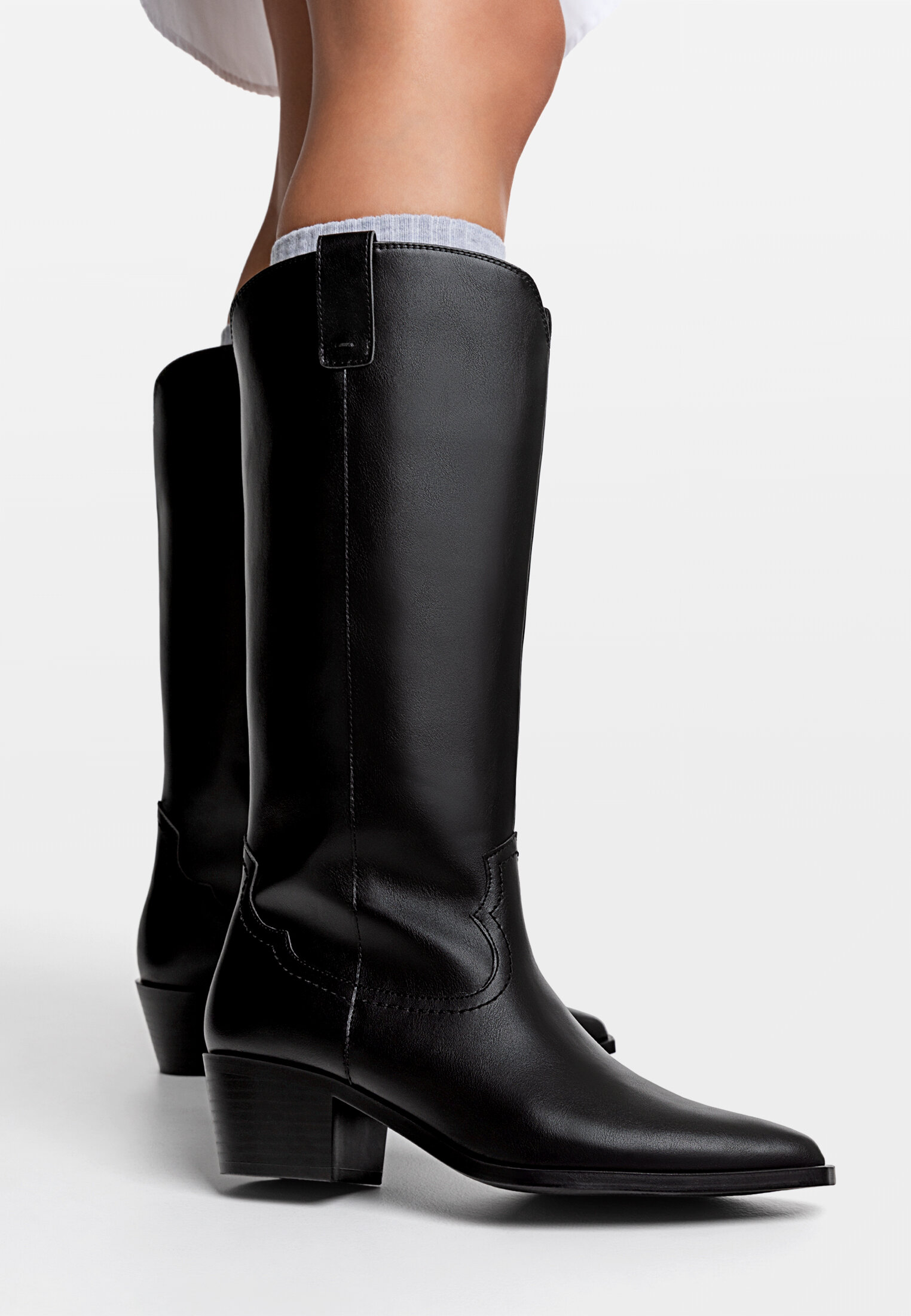 Botas cowboy ca a alta