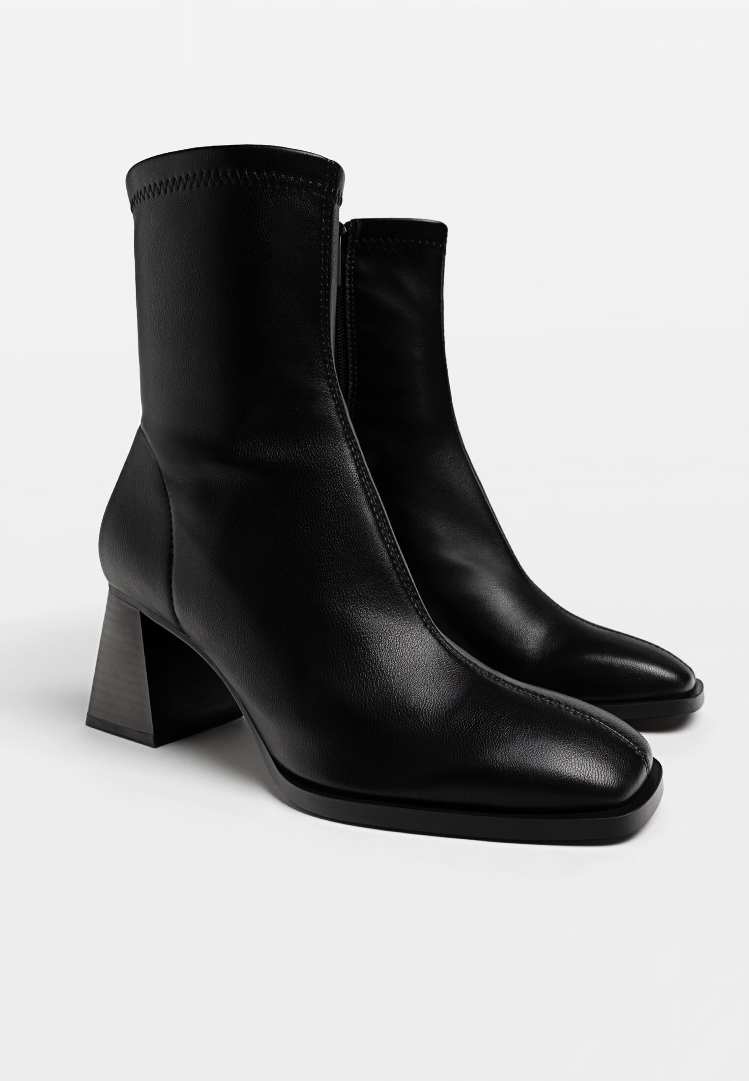 Mid heel best sale boots