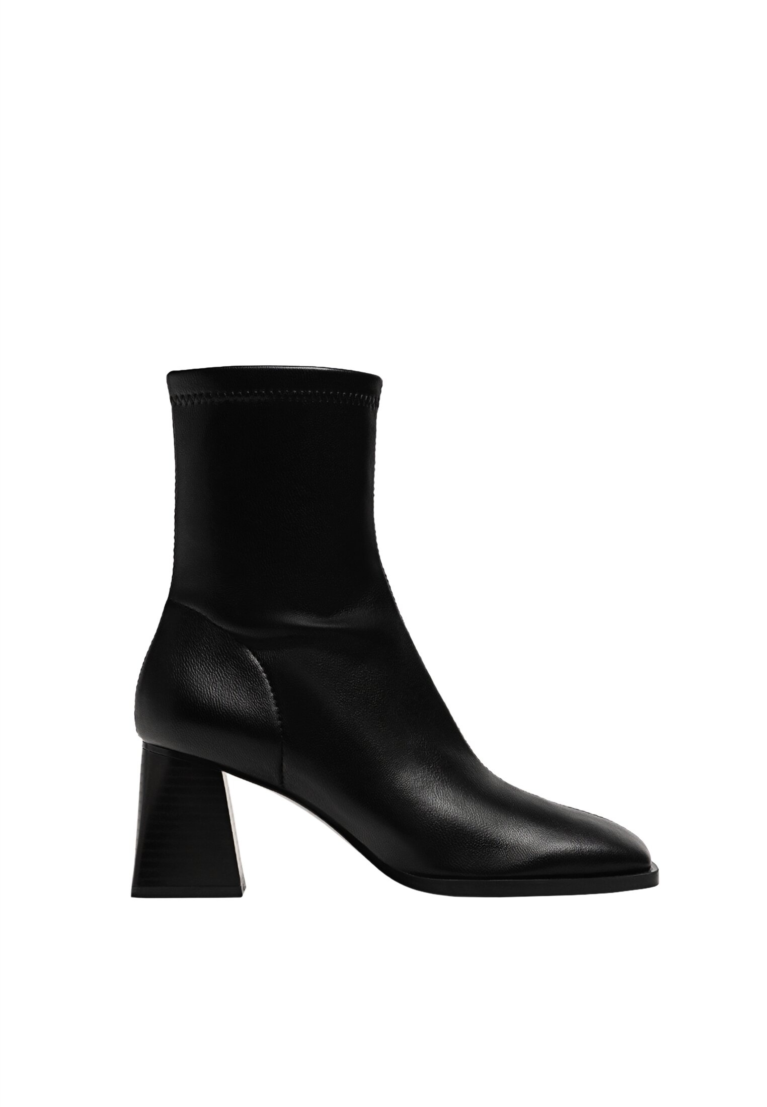 Mid heel sock on sale booties