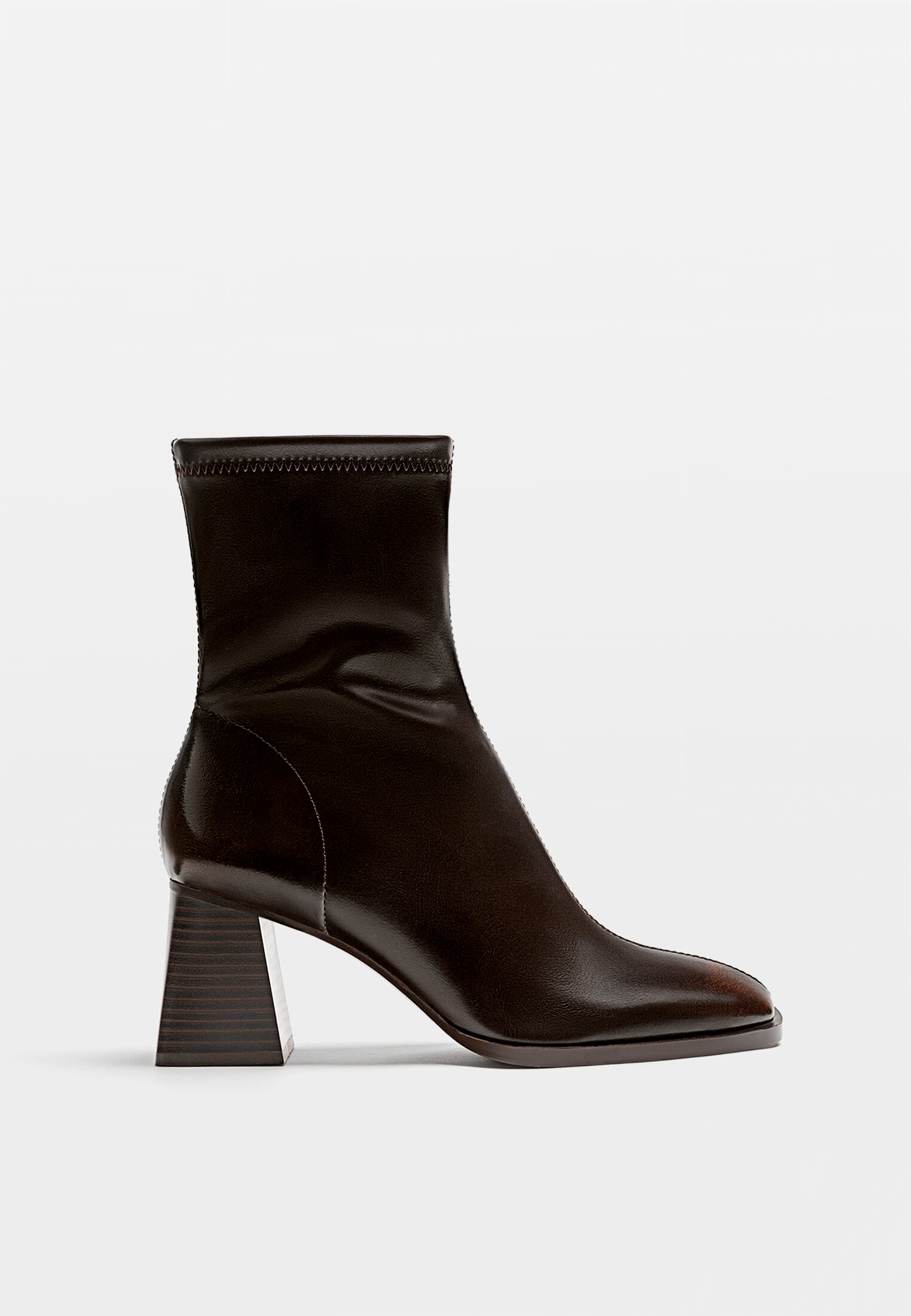 High heel platform ankle boots Women s fashion Stradivarius