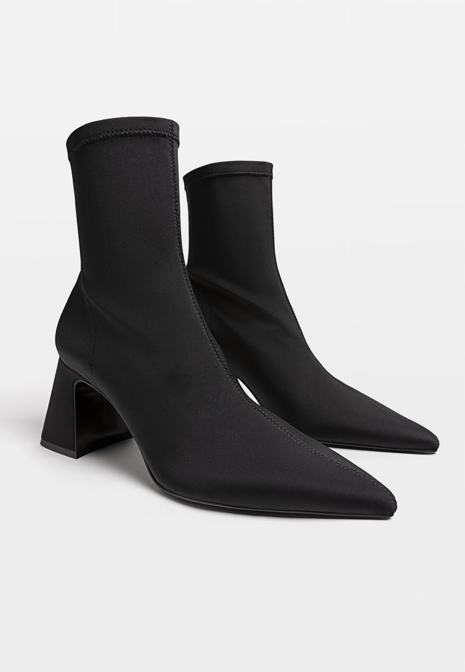 Botines negros de best sale piso